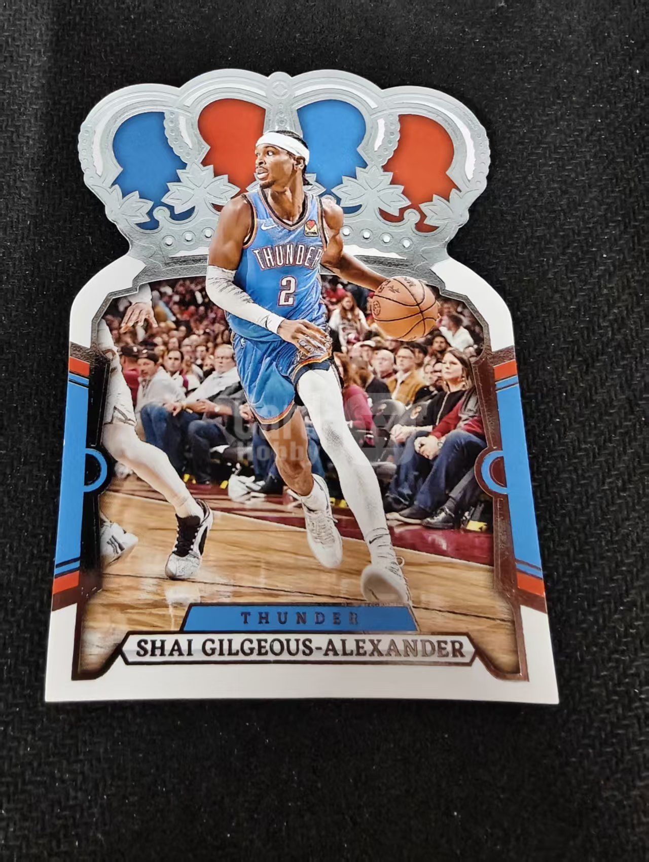 2023-24 panini Crown Royale Shai Gilgeous-Alexander 雷霆 SGA 亚历山大 皇冠 异形 划痕 边角瑕疵 #85