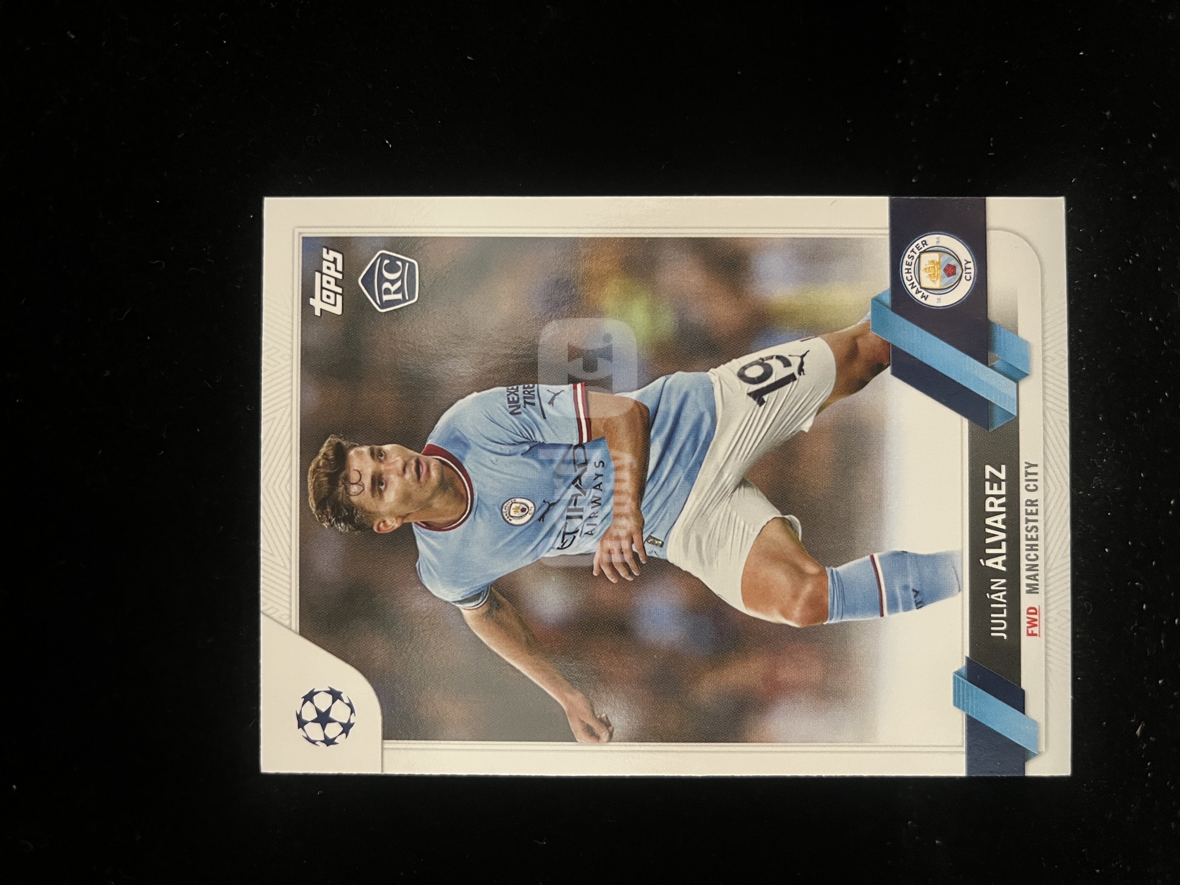 免费代拍 2023 Topps UEFA Club Competitions 欧冠 阿尔瓦雷斯 Julián Álvarez RC 卡品如图#A570