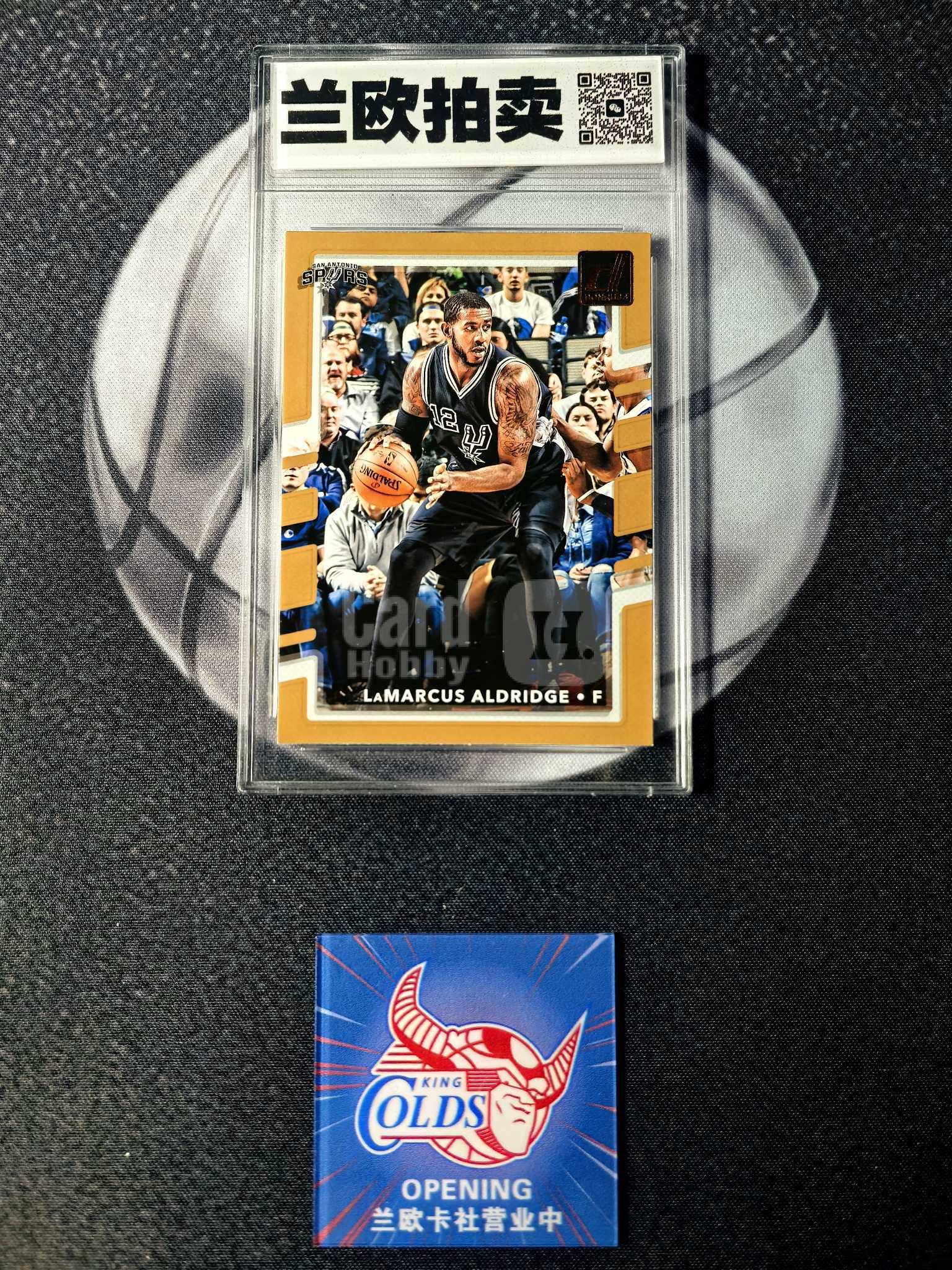 2017-18 Panini Donruss LaMarcus Aldridge 【兰欧拍卖 截标预付82%】 杜蕾斯 马刺  拉马库斯 阿尔德里奇 「繁茂」0127D14紋 市面少见