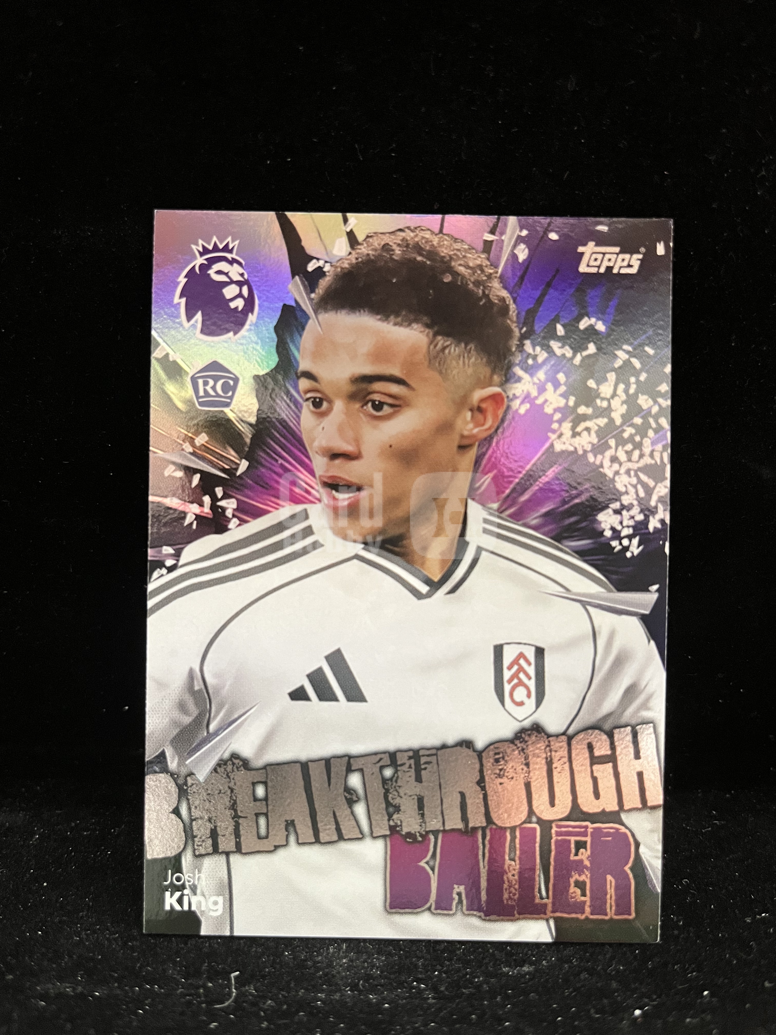 免费代拍 2025 Topps Premier League 英超 Josh King RC Breakthrough Baller 折射 卡品如图#C459