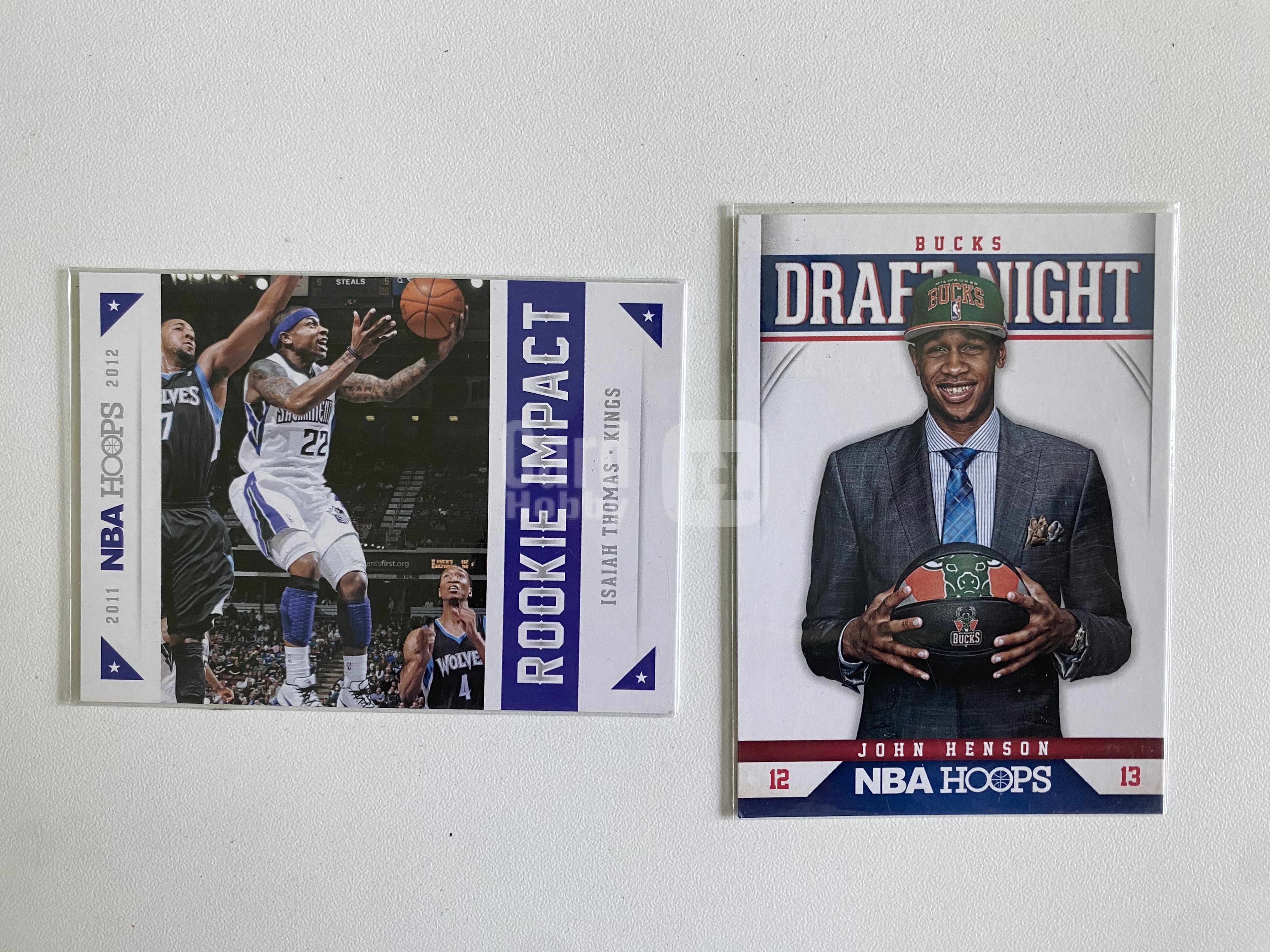 2012 Panini NBA Hoops Isaiah Thomas RC 以赛亚托马斯 小托马斯 约翰亨森 2张 打包