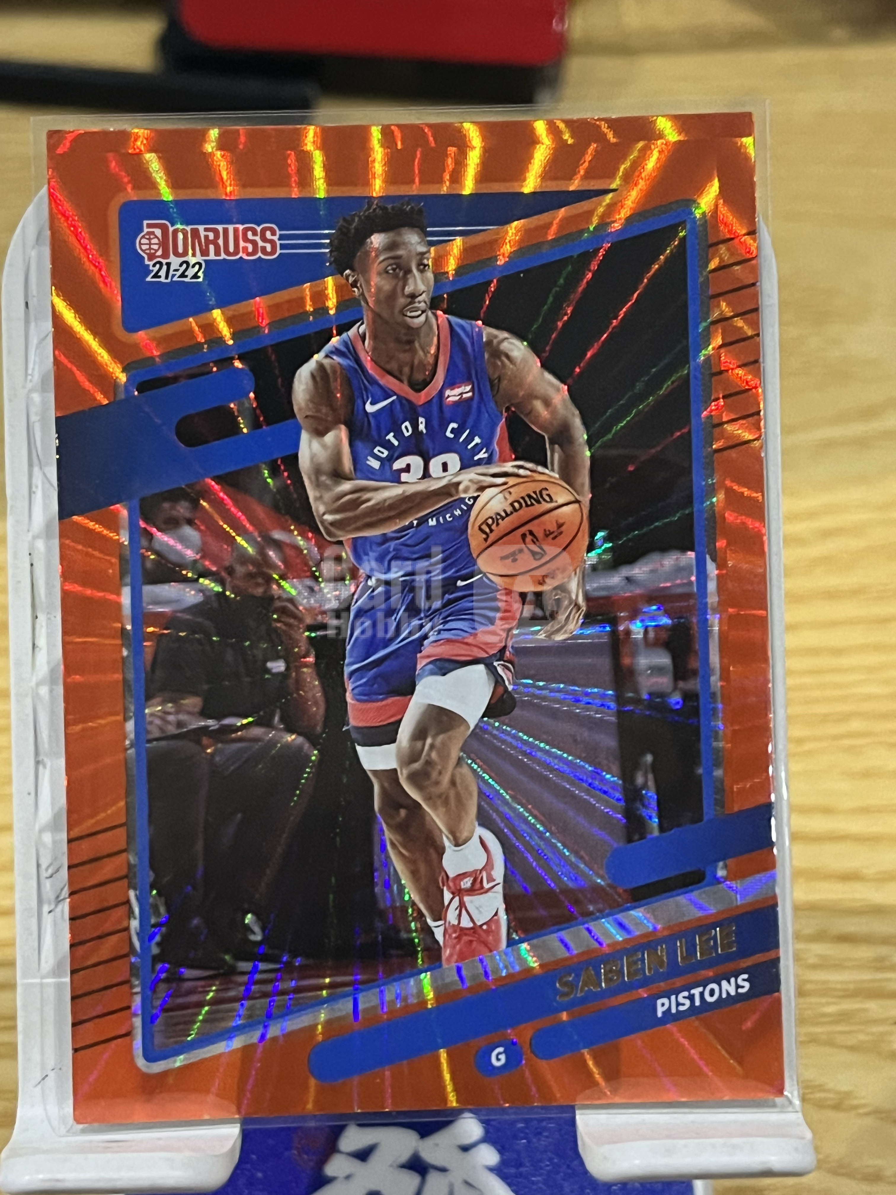 B 2021-22 Panini Donruss Saben Lee 萨本 李 佛光折 折射 活塞队  品相如图 选图帅气 实卡好看