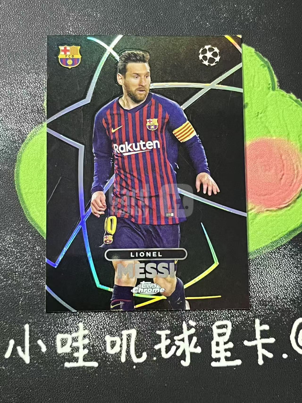 2024 Topps Chrome Lionel Messi 欧冠 巴塞罗那 梅西 暗影蚀刻 大比例 SSP 阿根廷 球王 微瑕如图【ZYP代拍】羽羽