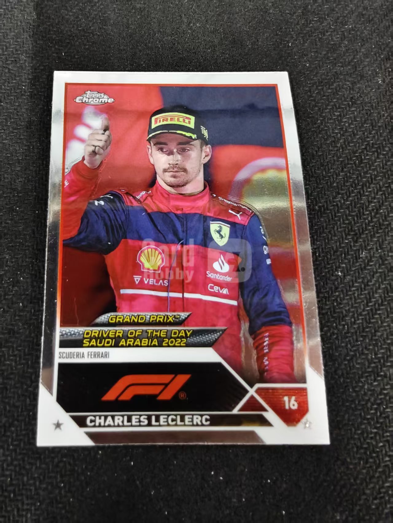2023 Topps Chrome F1 Charles Leclerc 勒克莱尔 乐扣 法拉利 划痕 边角瑕疵 #167