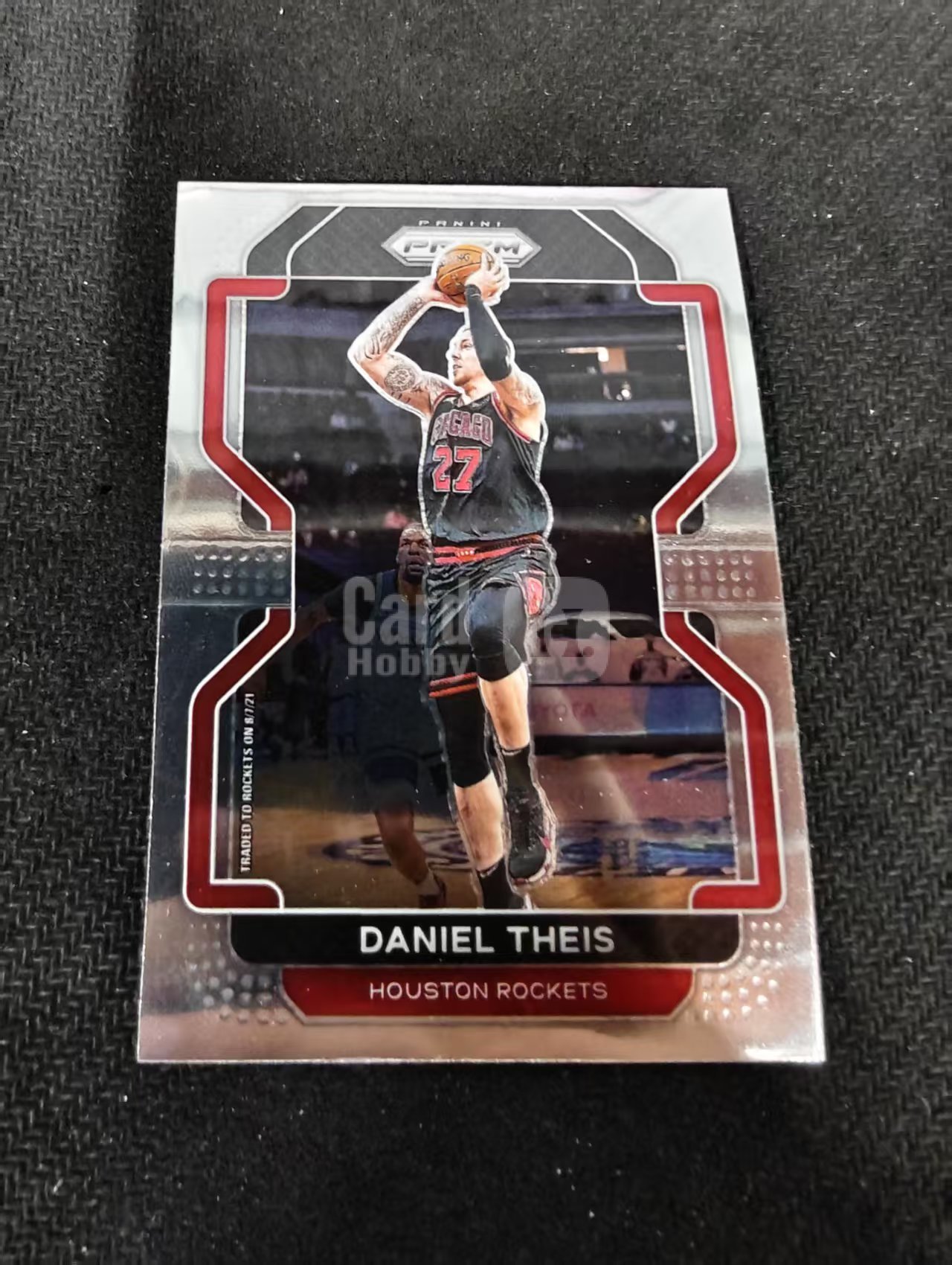 【可合并，不累计】2021-22 Panini Prizm Daniel Theis 丹尼尔 泰斯 火箭 PZ 划痕 边角瑕疵 #3