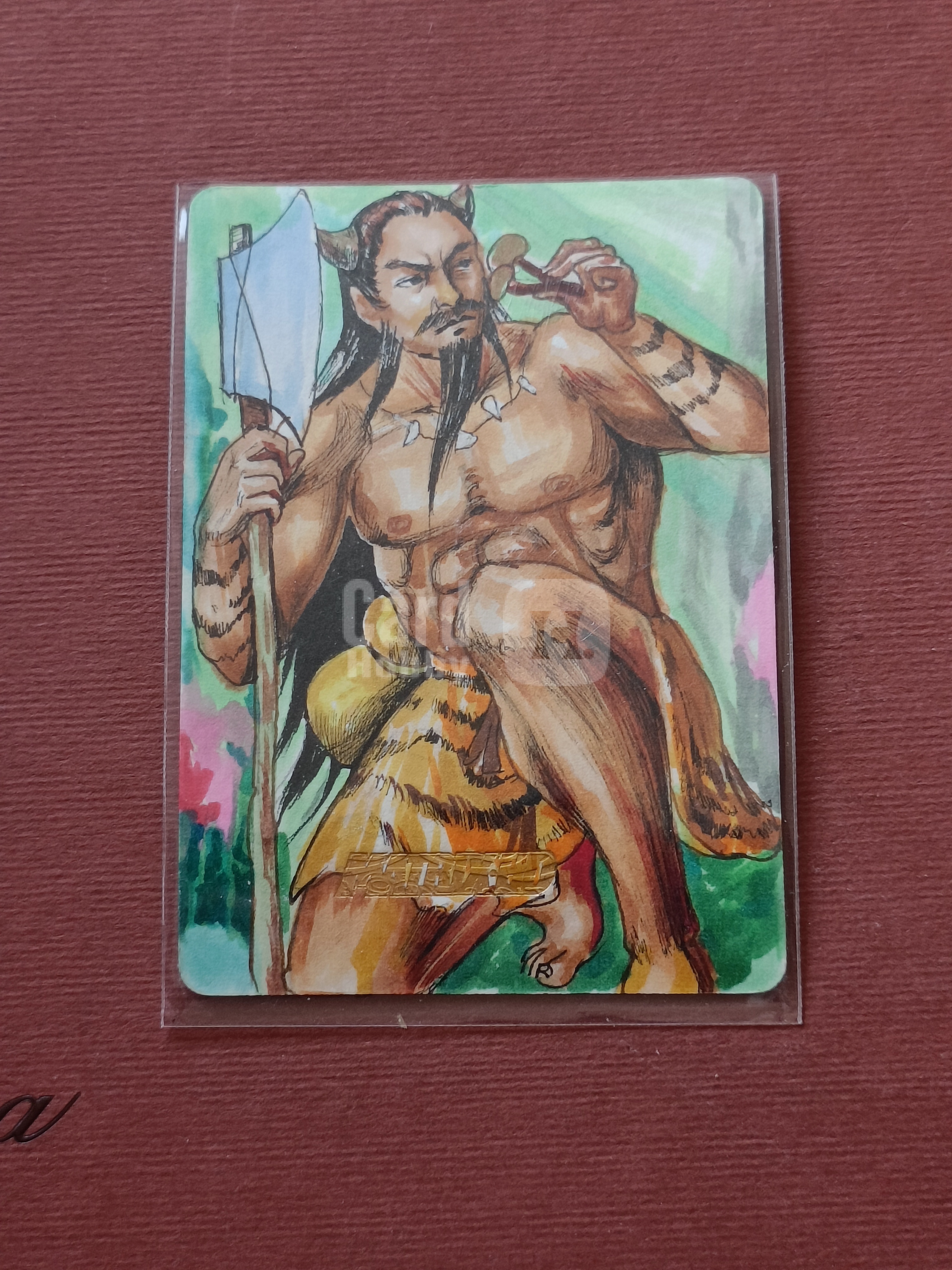 2021 PRINTED IN THE PRC RETURN OF THE KING【谦谦拍卖】画师:神农 MATRIX-HD 工作室系列手绘卡 1 OF 1 GFM