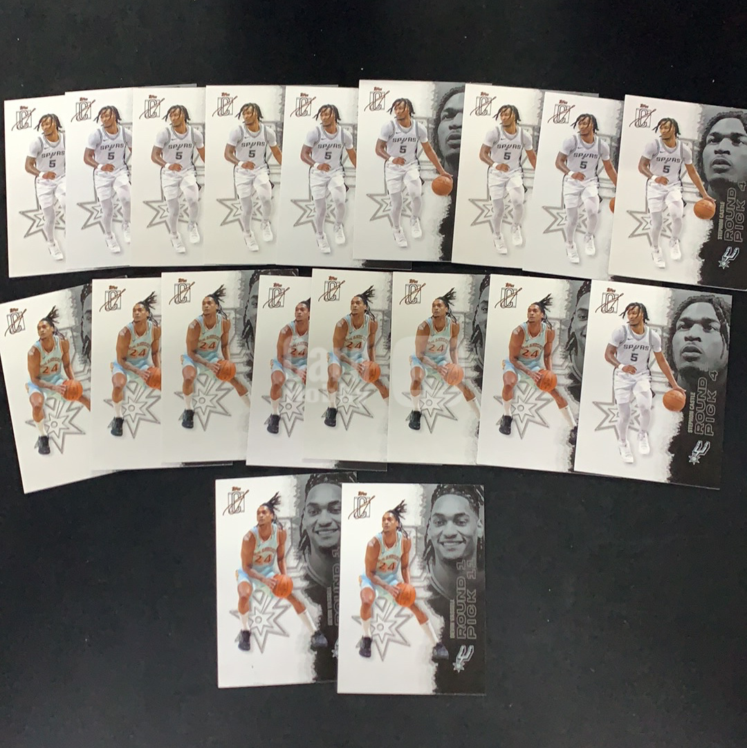 2025-26 Topps Signature Class Stephon Castle 【SC拍卖】马刺 卡斯尔 瓦塞尔 base lot 收藏必备(兔哥)