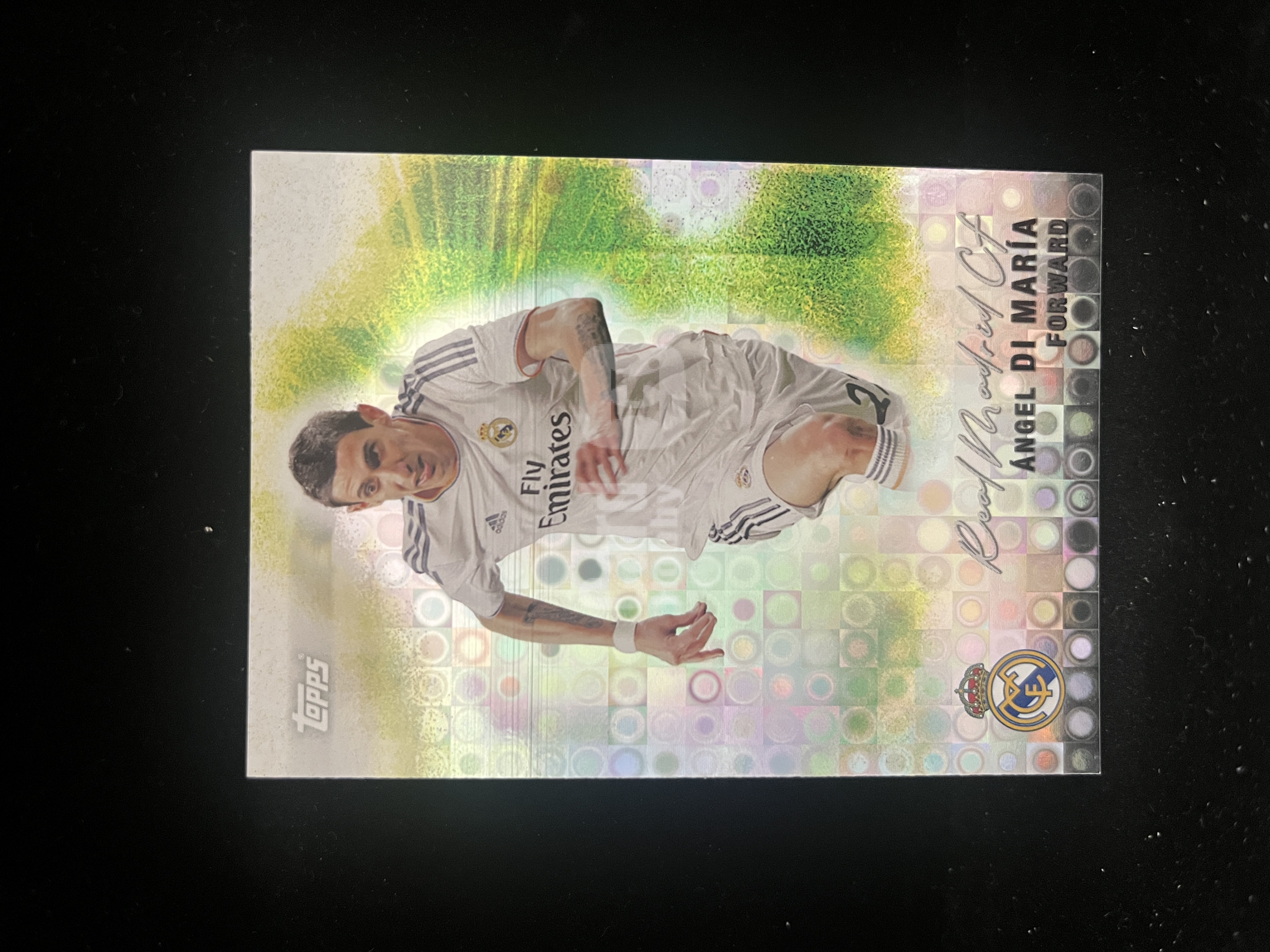 免费代拍 Topps Real Madrid CF 西甲 迪马利亚 Angel Di Maria 折射 卡品如图#I157