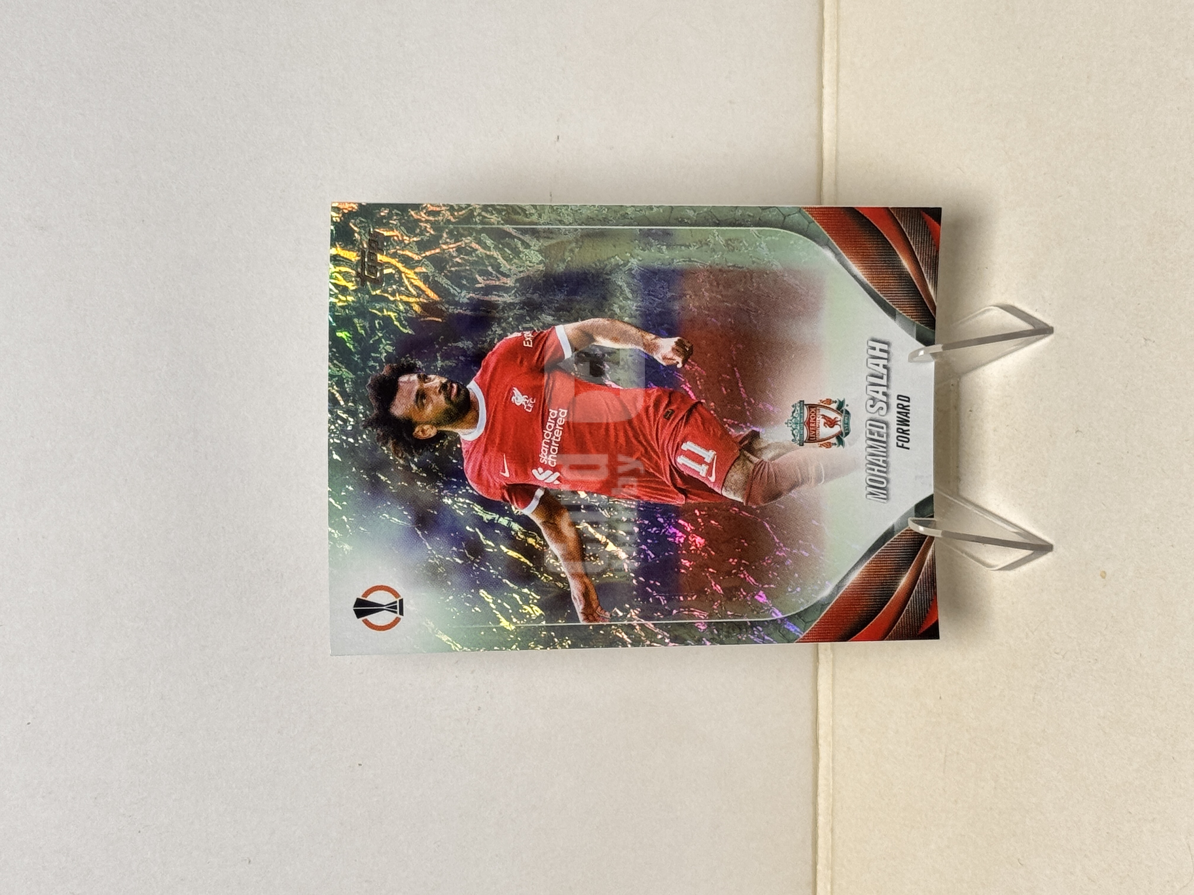 2024 Topps UCC Mohamed Salah  欧冠 碧玉 利物浦 穆罕默德 萨拉赫 埃及法老 碧玉折 折射 实卡精美 收藏必备 卡品如图【星爷代拍】M1-2