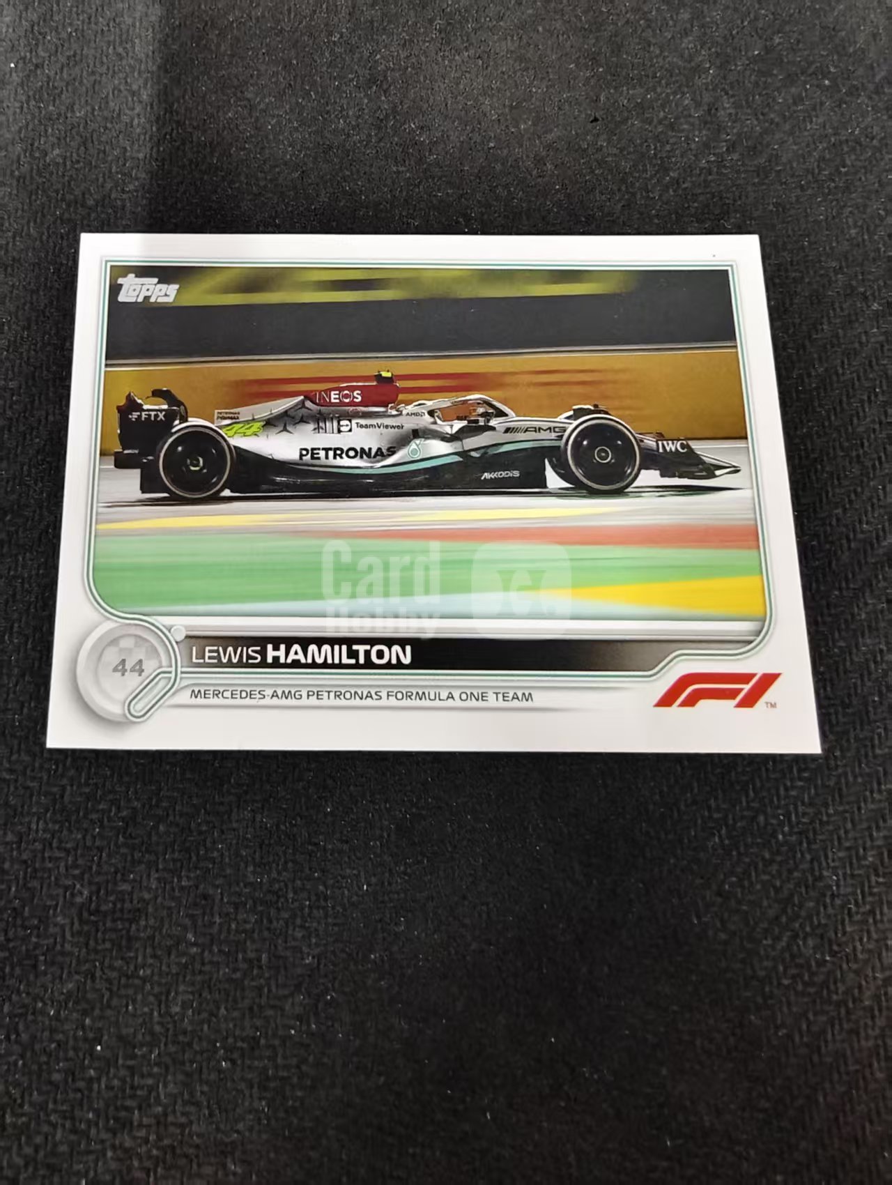 2022 Topps Chrome F1 Lewis Hamilton 刘易斯 汉密尔顿 AMG梅赛德斯奔驰 划痕 边角瑕疵 @111