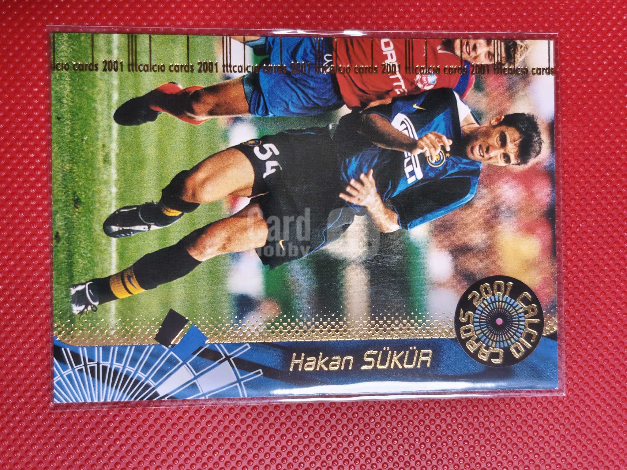 2001 Panini calcio card hakan sukur serie A 哈坎苏克 99/00意甲联赛数据卡！