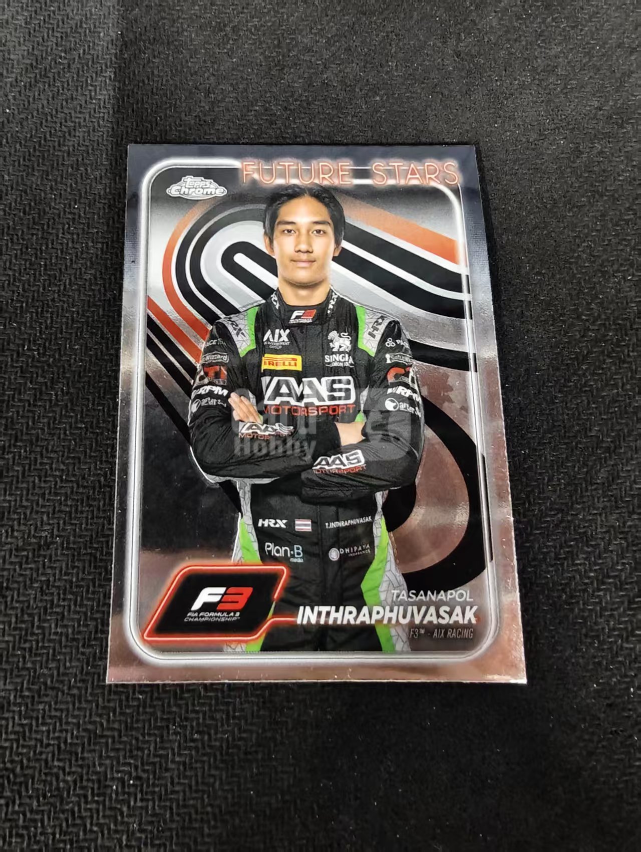 2024 Topps Chrome F1 Tasanapol Inthraphuvasak 塔萨那普 因查华沙 F3 划痕 边角瑕疵 #67