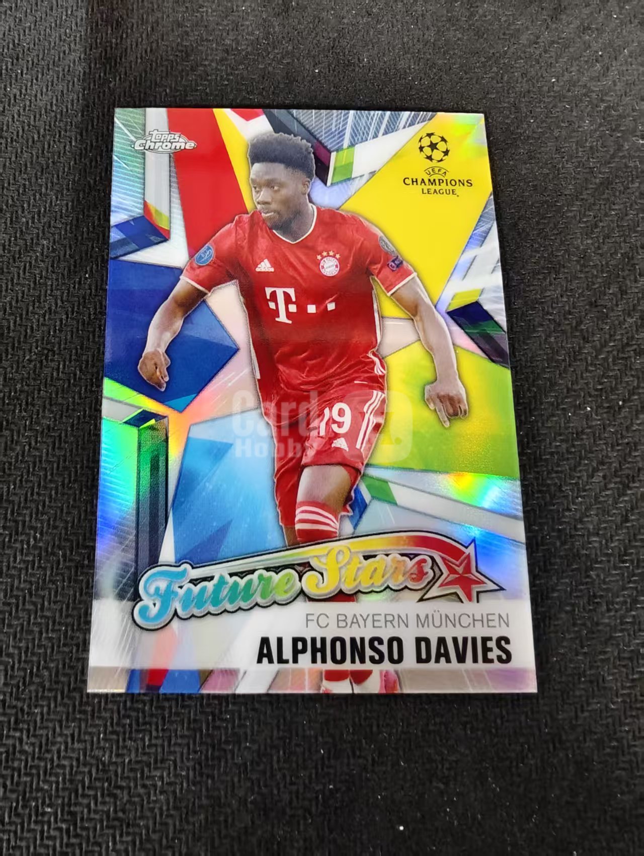 【可合并,不累计】2021 Topps Chrome Alphonso Davies 阿方索 戴维斯 拜仁慕尼黑 欧冠 未来之星 特卡 银折 不保卡品 介意勿拍