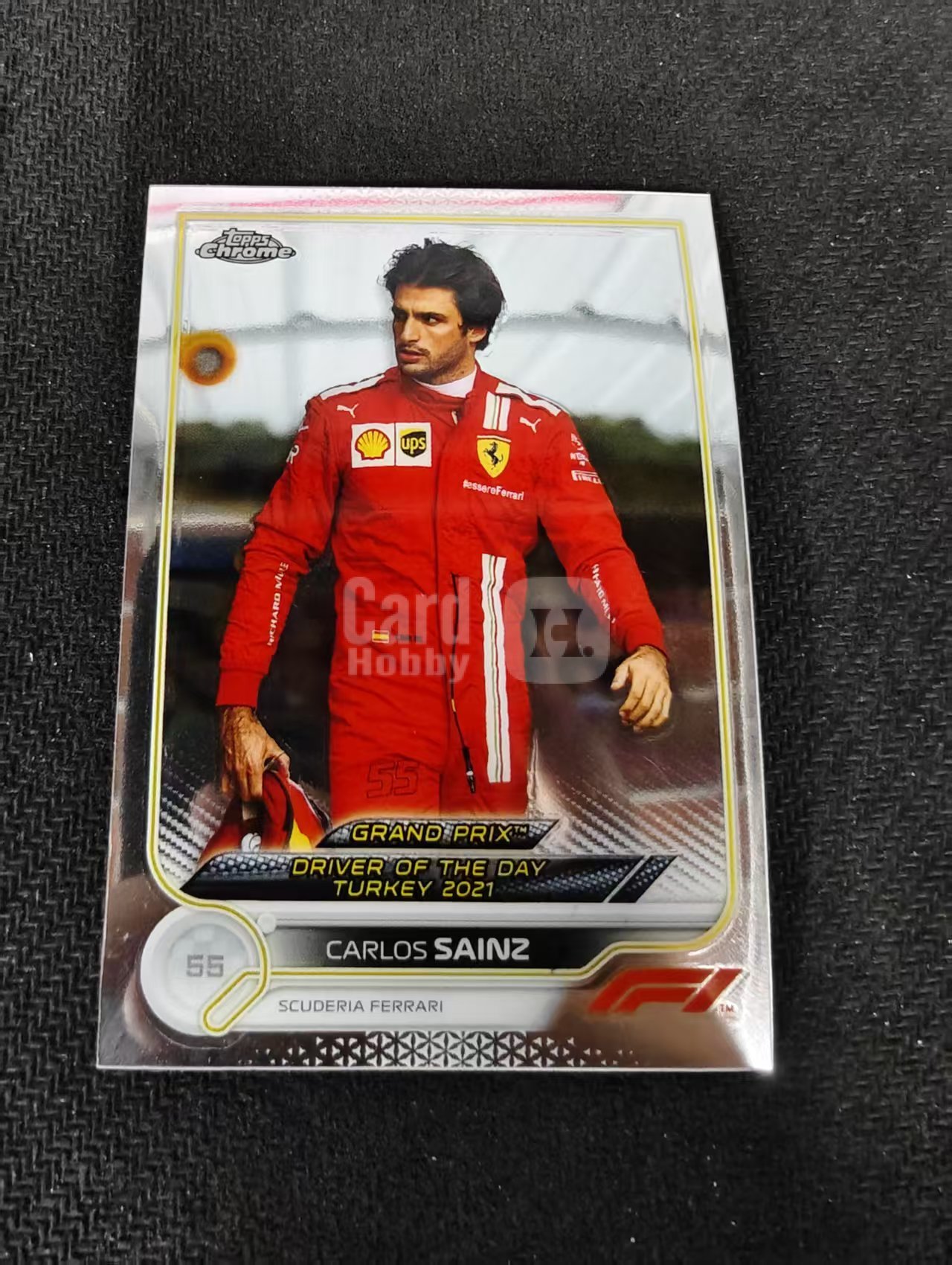 2022 Topps Chrome F1 Carlos Sainz 卡洛斯 塞恩斯 法拉利 划痕 边角瑕疵 #187