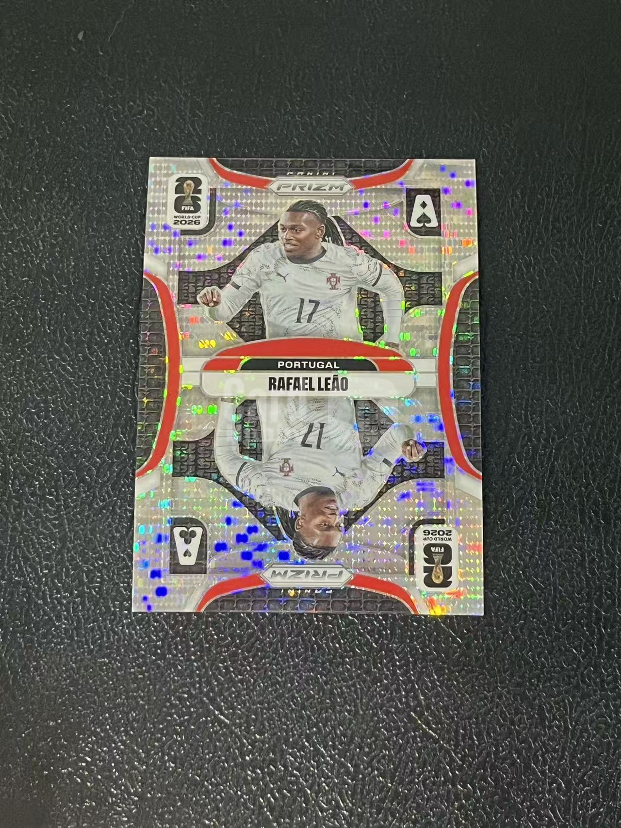 2026 Panini World Cup Prizm Rafael Leao 莱奥 AC米兰 特卡 脉冲折 葡萄牙 世界杯 银折 实卡精美 卡品如图 LA-5