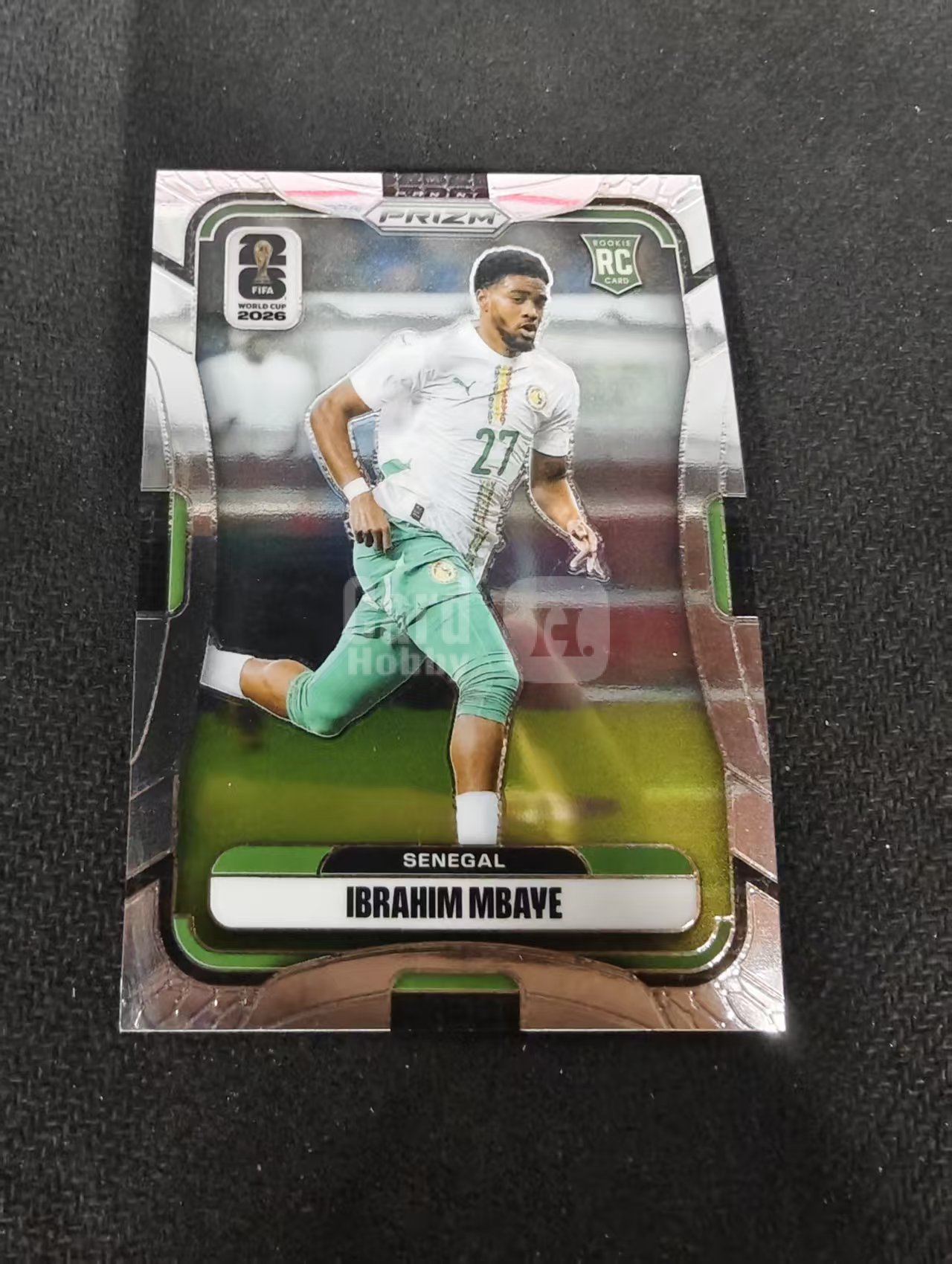 2026 Panini World Cup Prizm Ibrahim Mbaye 巴黎圣日耳曼 塞内加尔 新秀RC 姆巴耶 PZ世界杯 划痕 边角瑕疵#405