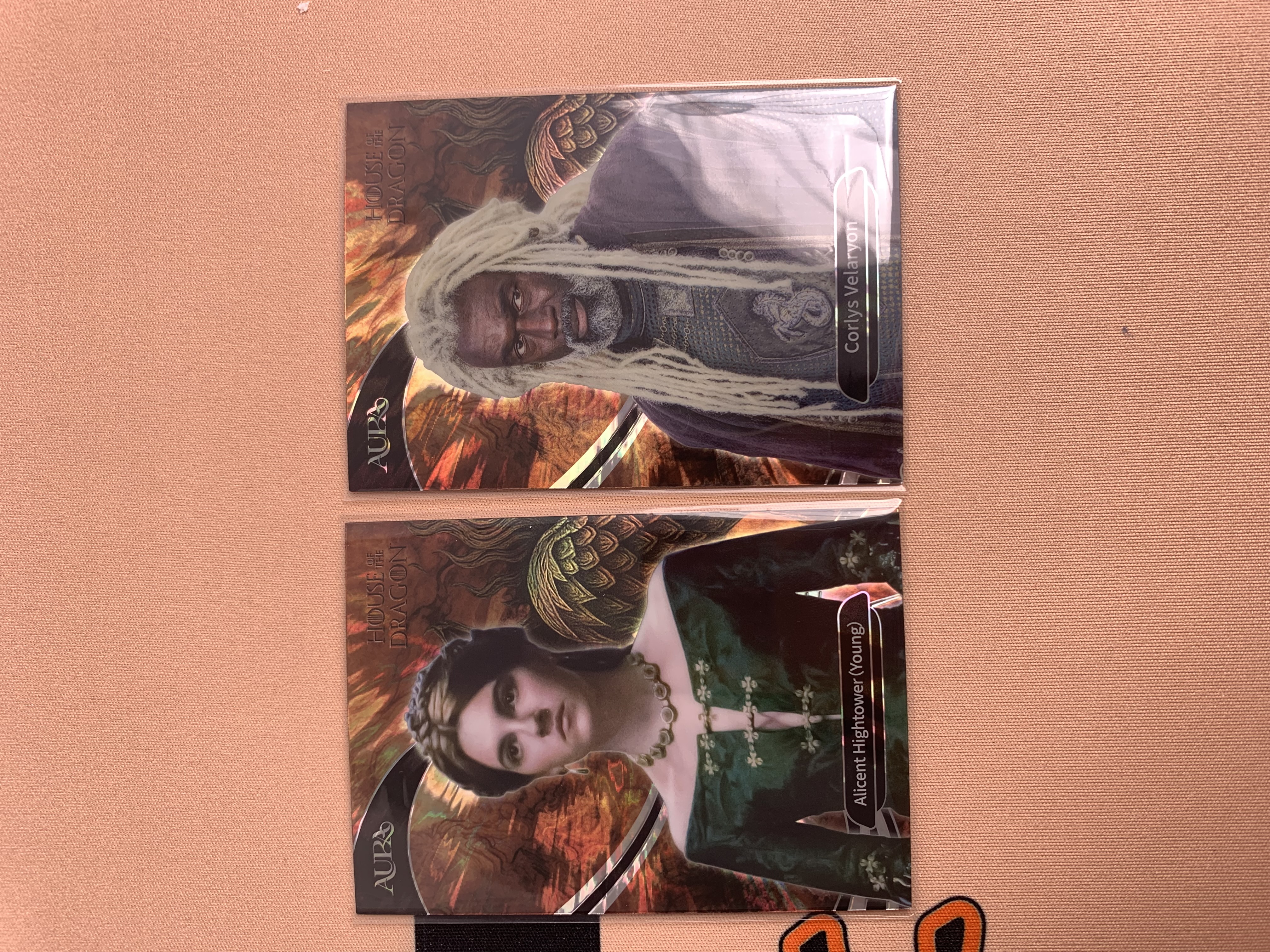 2025 Kakawow 权力的游戏 权游aura 2张lot 权力与爱 卡品如图 关联:龙妈 雪诺 弥桑代 迪士尼 topps