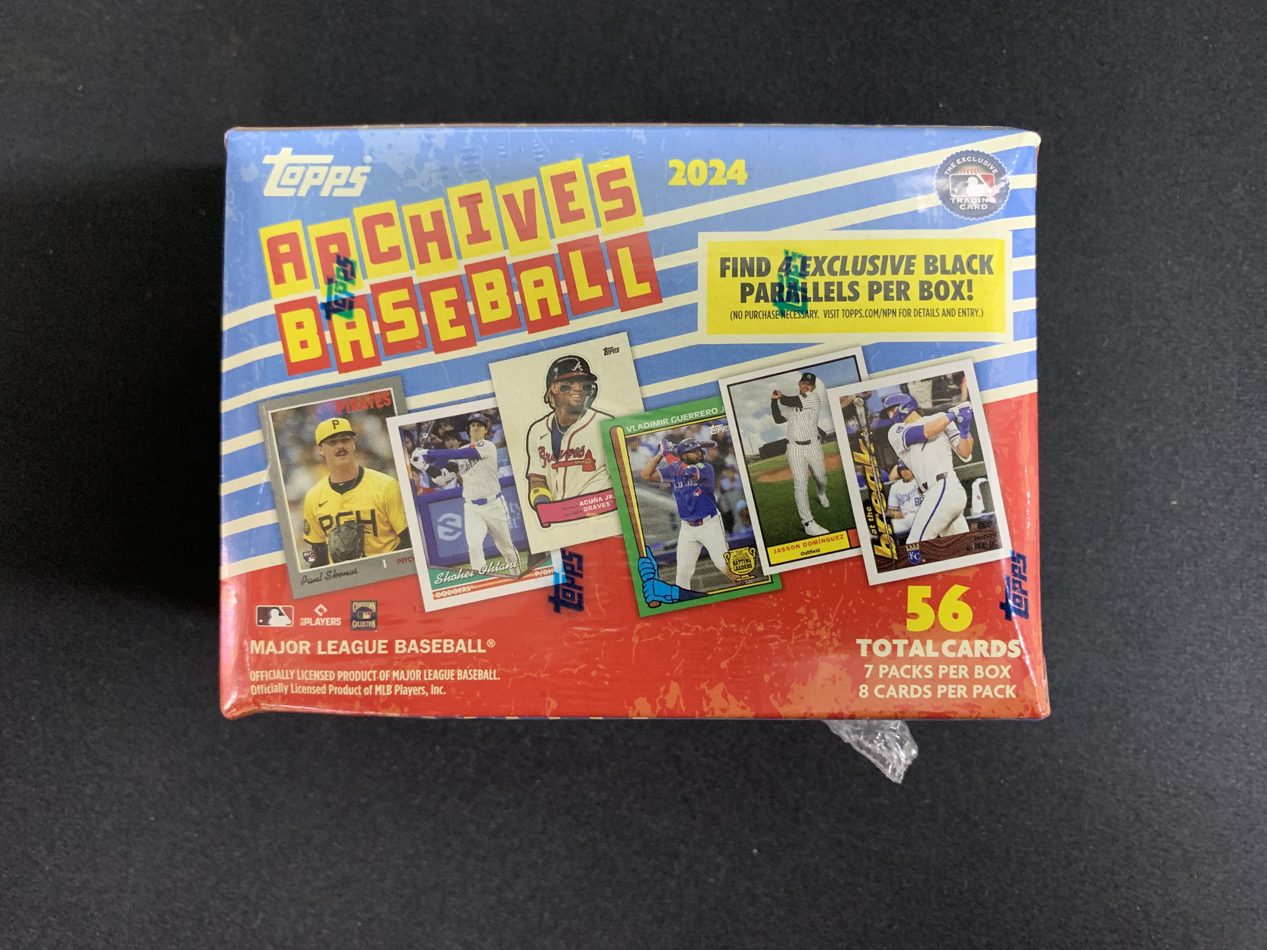 2024 Topps Archives 原盒 MLB 棒球 出售原封盒壹盒 未拆封 封装情况如图,龙仔474F