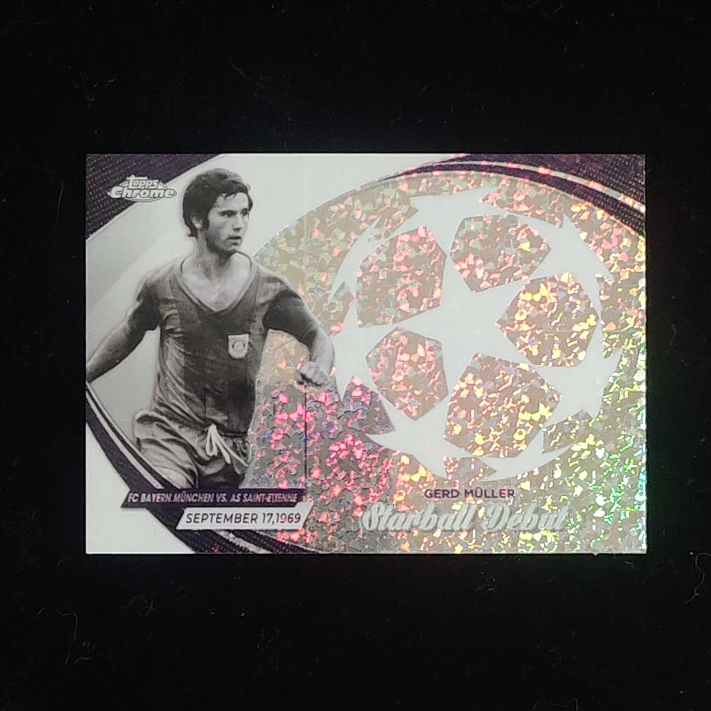 2024 Topps Chrome Gerd Muller 欧冠 TC 德国 拜仁 拜仁慕尼黑 盖德 穆勒 欧冠首秀特卡 卡品如图 凑套必备