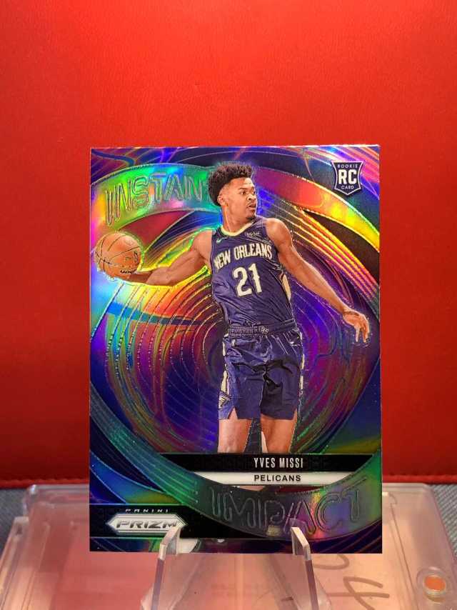（老末代拍）D01 2024-25 Panini prizm Yves Missi 新秀RC 伊夫 米西 鹈鹕 PZ Instant impa 特卡 银折 顺丰 不保卡品