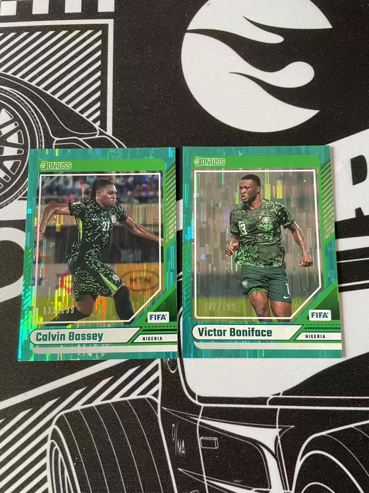 2024-25 Panini Donruss Calvin Bassey 帕尼尼 杜蕾斯 尼日利亚 卡尔文 巴锡 博尼费斯 瀑布折 /199 打包 卡品如图 凑套必备