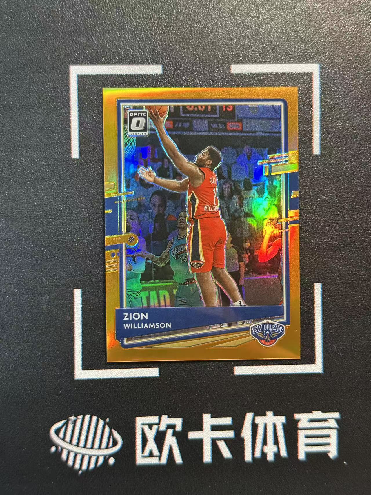 2020-21 Donruss Optic Zion Williamson 【欧卡体育】杜蕾斯op 胖虎 锡安 威廉姆森 199编 橙折 鹈鹕 卡品如图(DoubleX)