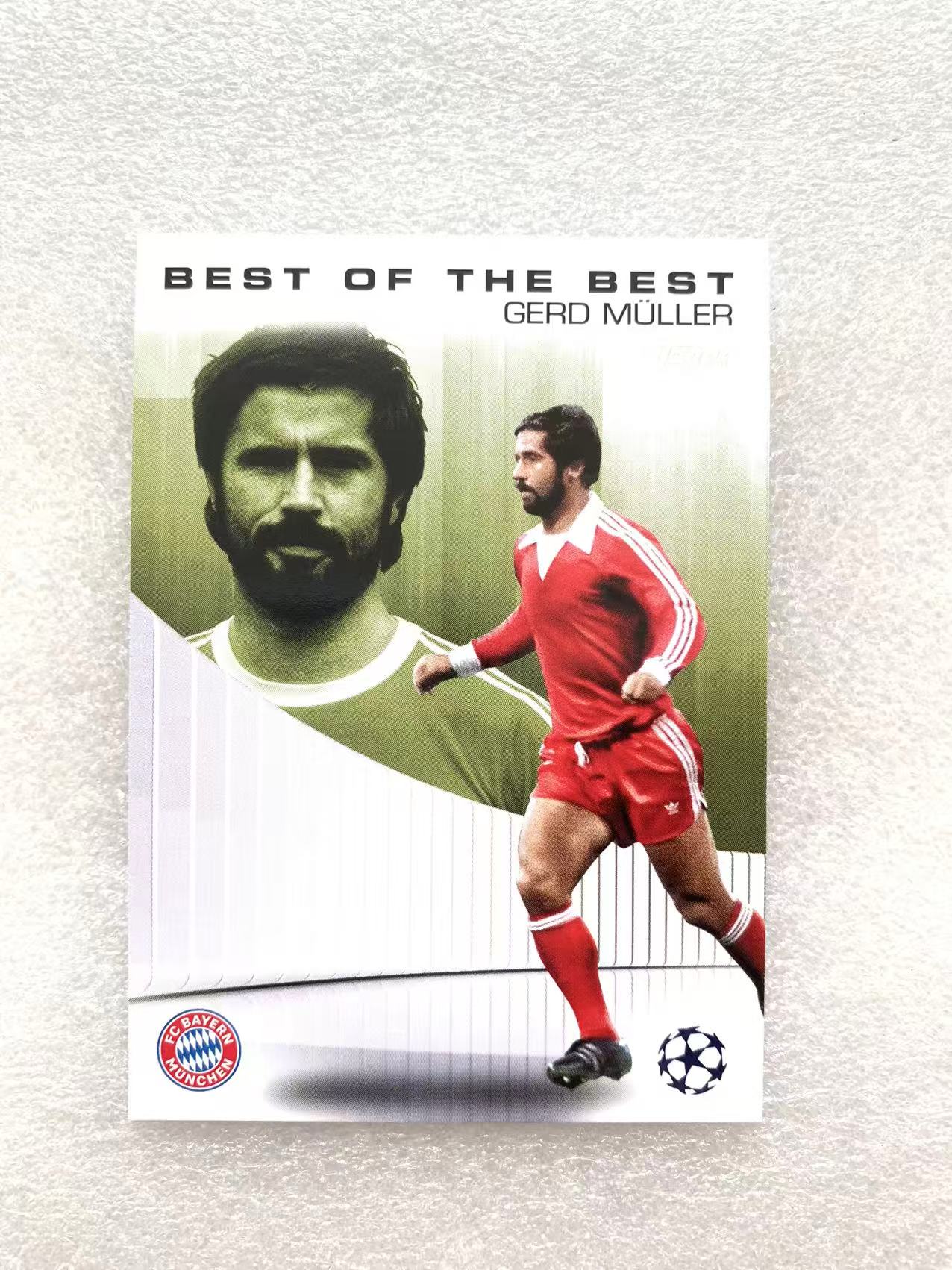2025 Topps Ucc Gerd Muller 盖德 穆勒 拜仁慕尼黑 名宿传奇 欧冠Ucc Best of the best 至尊特卡