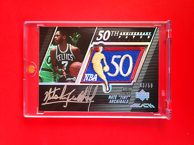 2007-08 UD BLACK “小精灵” 奈特·阿奇博尔德 (( 50大 LOGO 卡签 限量50张 顶级卡种 )) ebay奇迹 (送砖)