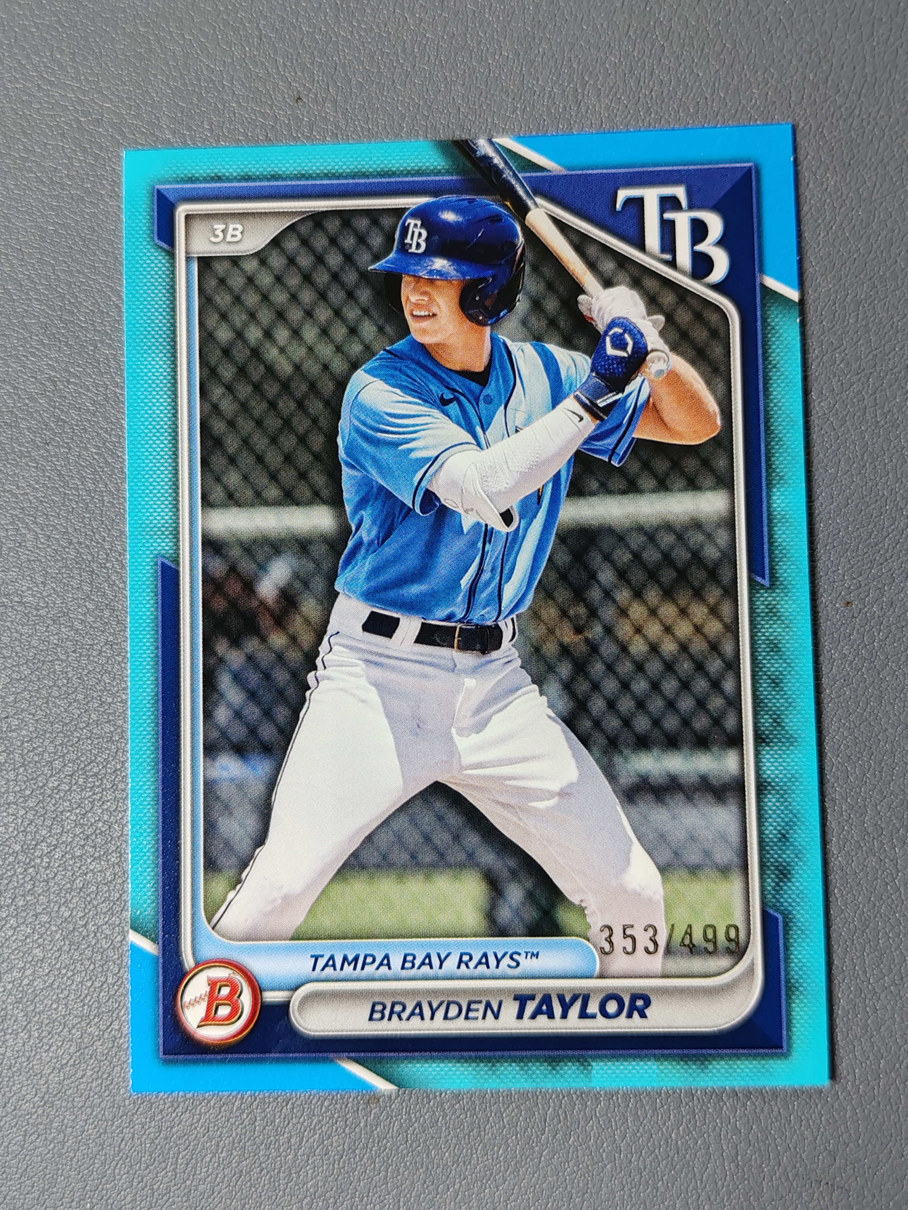 2024 Topps Bowman Brayden Taylor 499编 蓝平行!