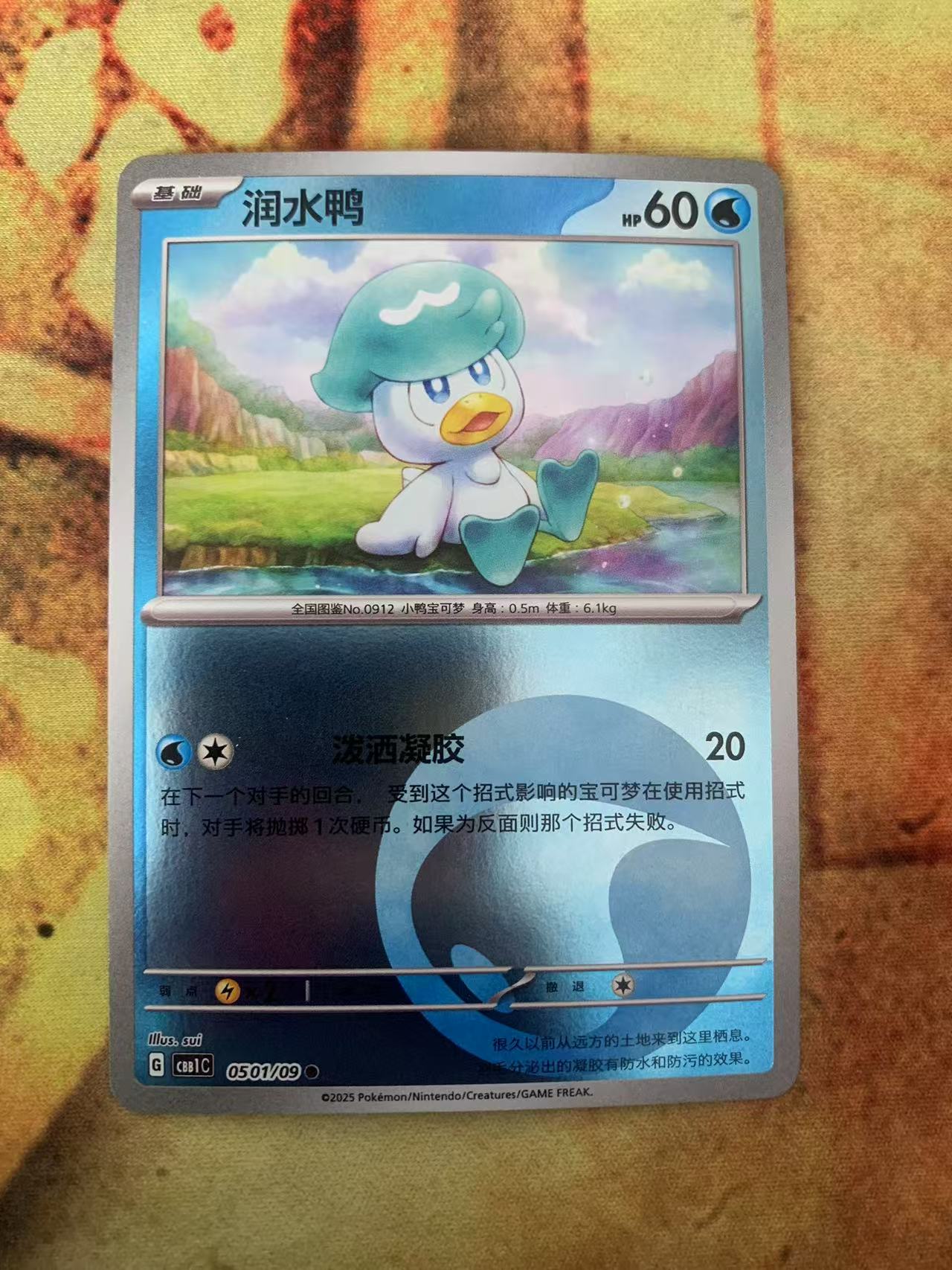 2024 Pokemon TCG 1 润水鸭 球闪 chs 宝可梦 简中 木水拍卖第一百五十六期