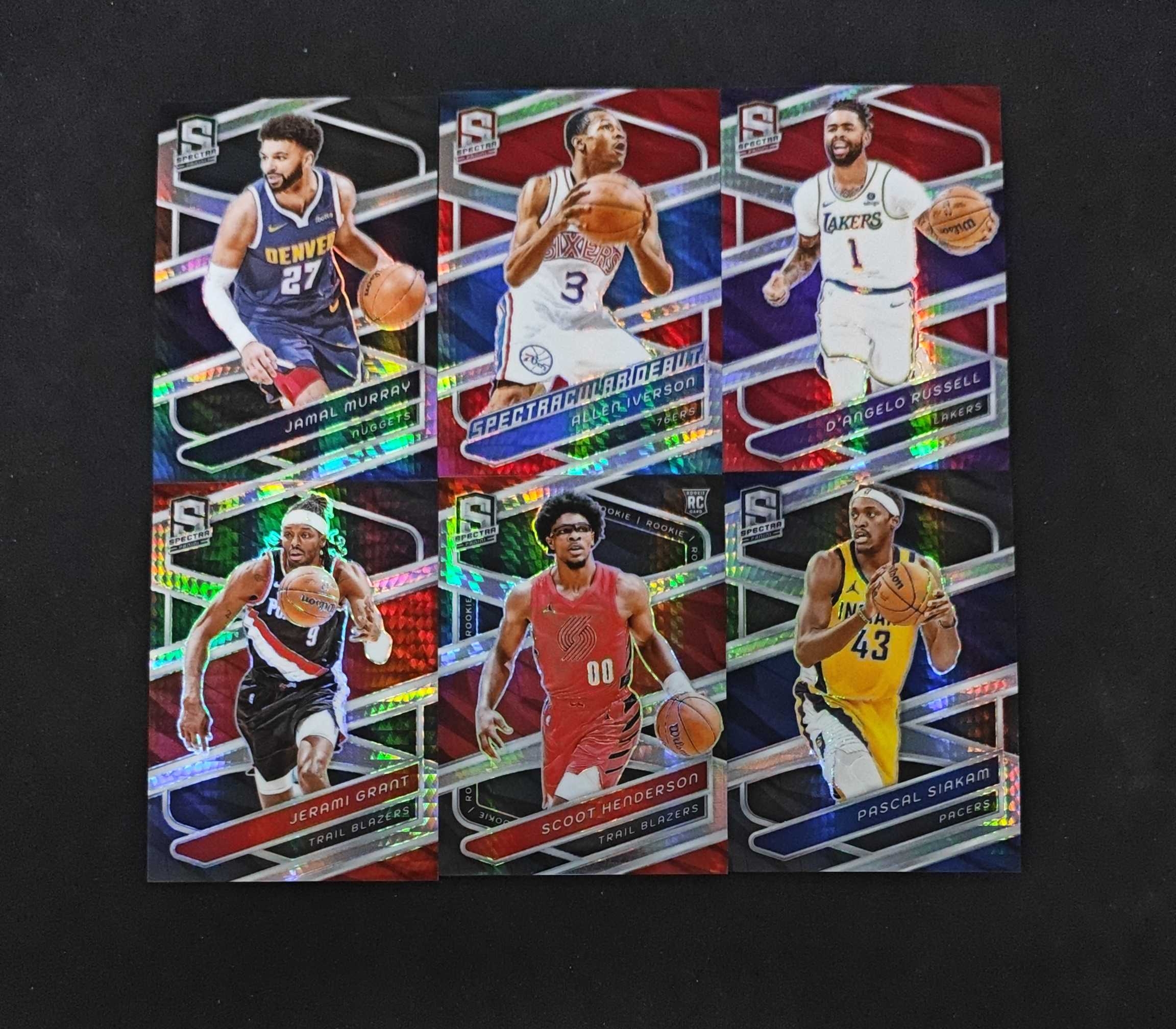 2023-24 Panini Spectra Allen Iverson RC 【SC拍卖】光谱 艾弗森 穆雷 新秀 亨德森 hyper折 lot 收藏必备(ing哥)