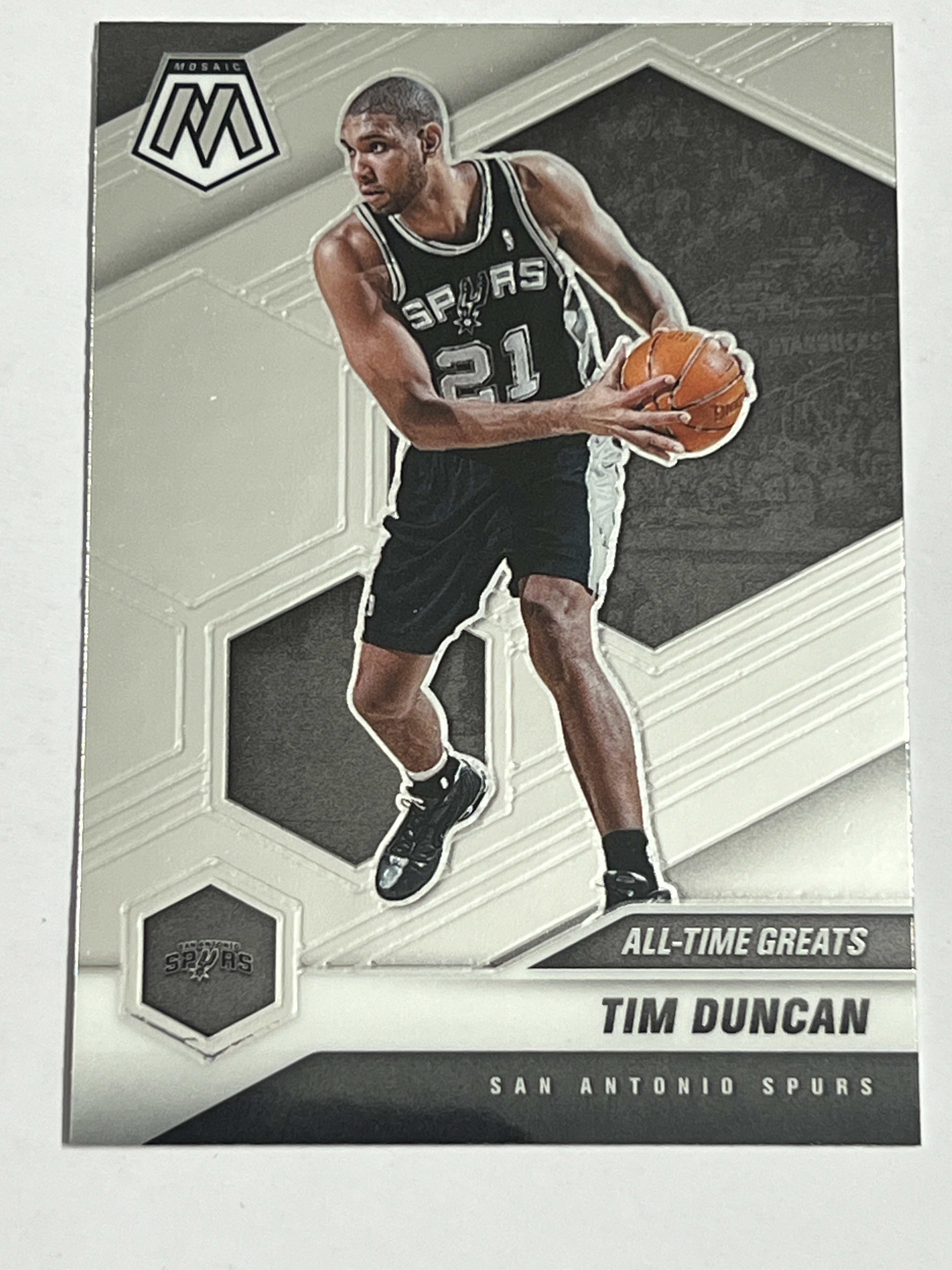 2020-21 Panini Mosaic Tim Duncan 蒂姆 邓肯 石佛 马刺队 热门球星 收藏必备 可合并 #289