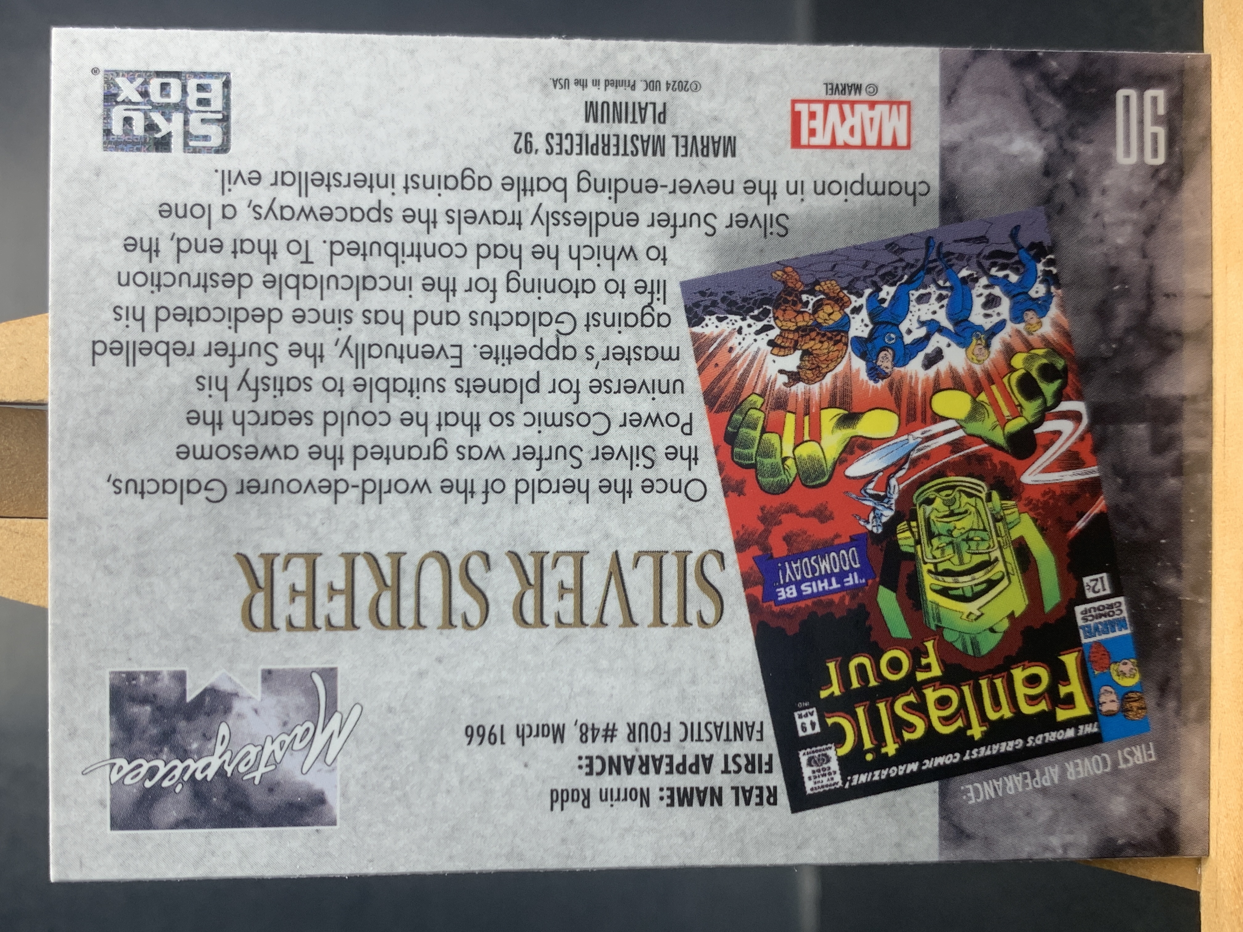 (C2)2024 SKY BOX Marvel 漫威 BASE 银影侠 实卡好看 收藏凑套必备 卡品如图!!!