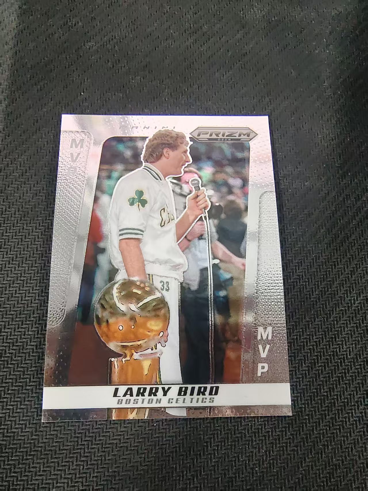【可合并,不累计】2024-25 Panini Prizm Larry Bird DECA 凯人特人 拉里伯德 PZ 复刻 MVP 捧杯 划痕 边角瑕疵 #296