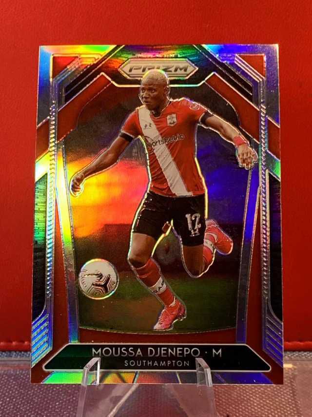 （老末代拍)E05  2020-21 Panini Prizm Moussa Djenepo 杰涅坡 南安普敦  英超PZ 正base 银折 顺丰寄付 免费代拍 不保卡品