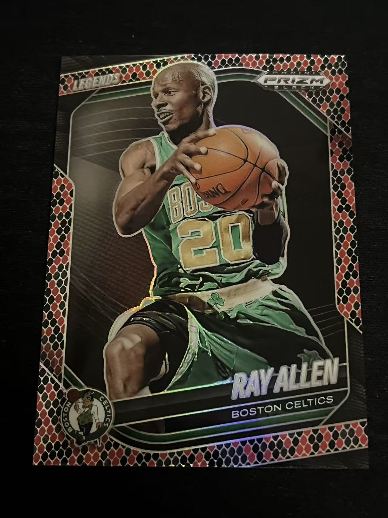 2024-25 Panini Prizm Black Ray Allen 凯尔特人 君子雷 雷-阿伦 蛇皮折 SSP