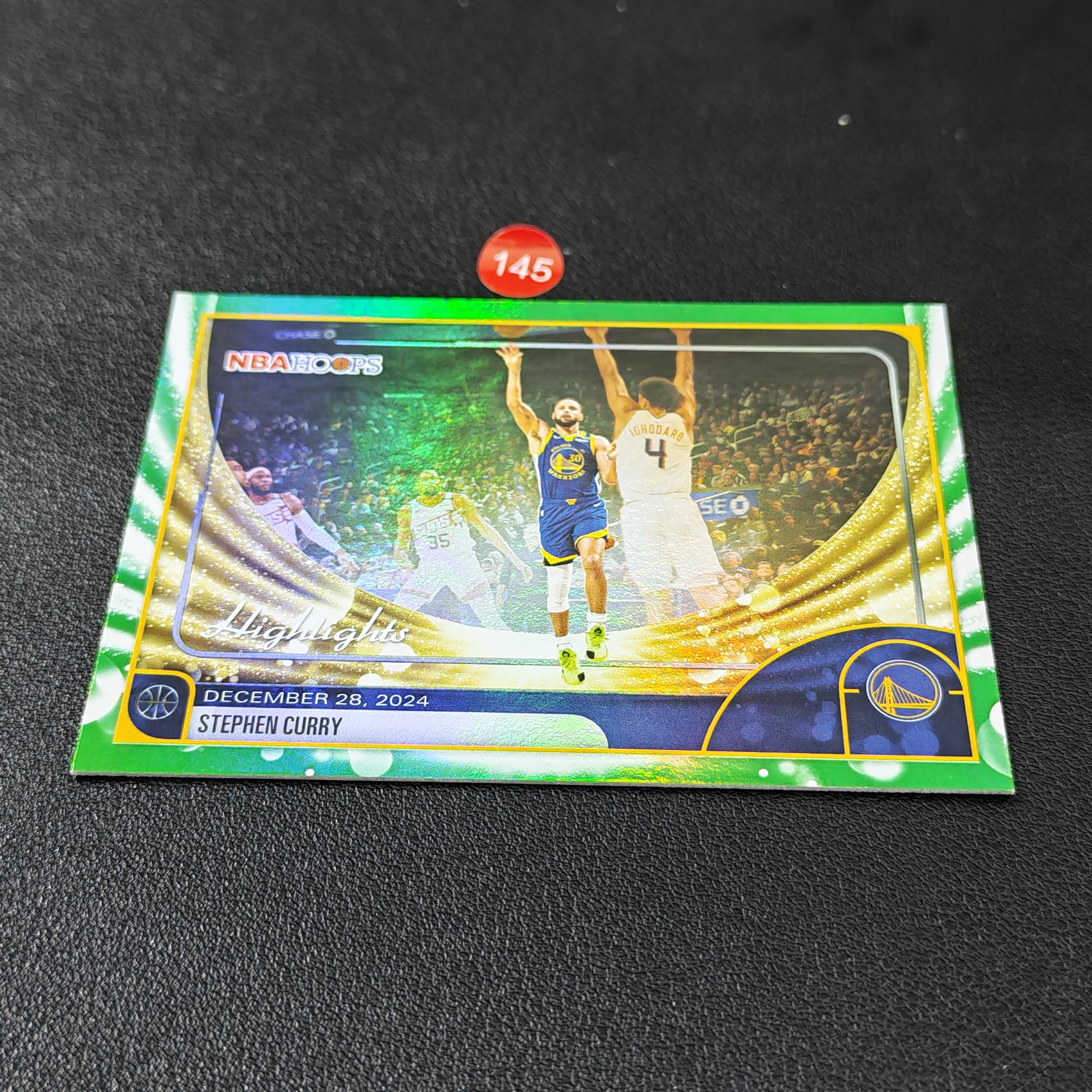 【鹰歌拍卖】斯蒂芬·库里 Curry 勇士 Highlights特卡|2024-25 Topps Hoops 萌神晚安 小球时代 三分王 四冠王朝 全票MVP 三分之神 凑套必备 不保卡品 #momo