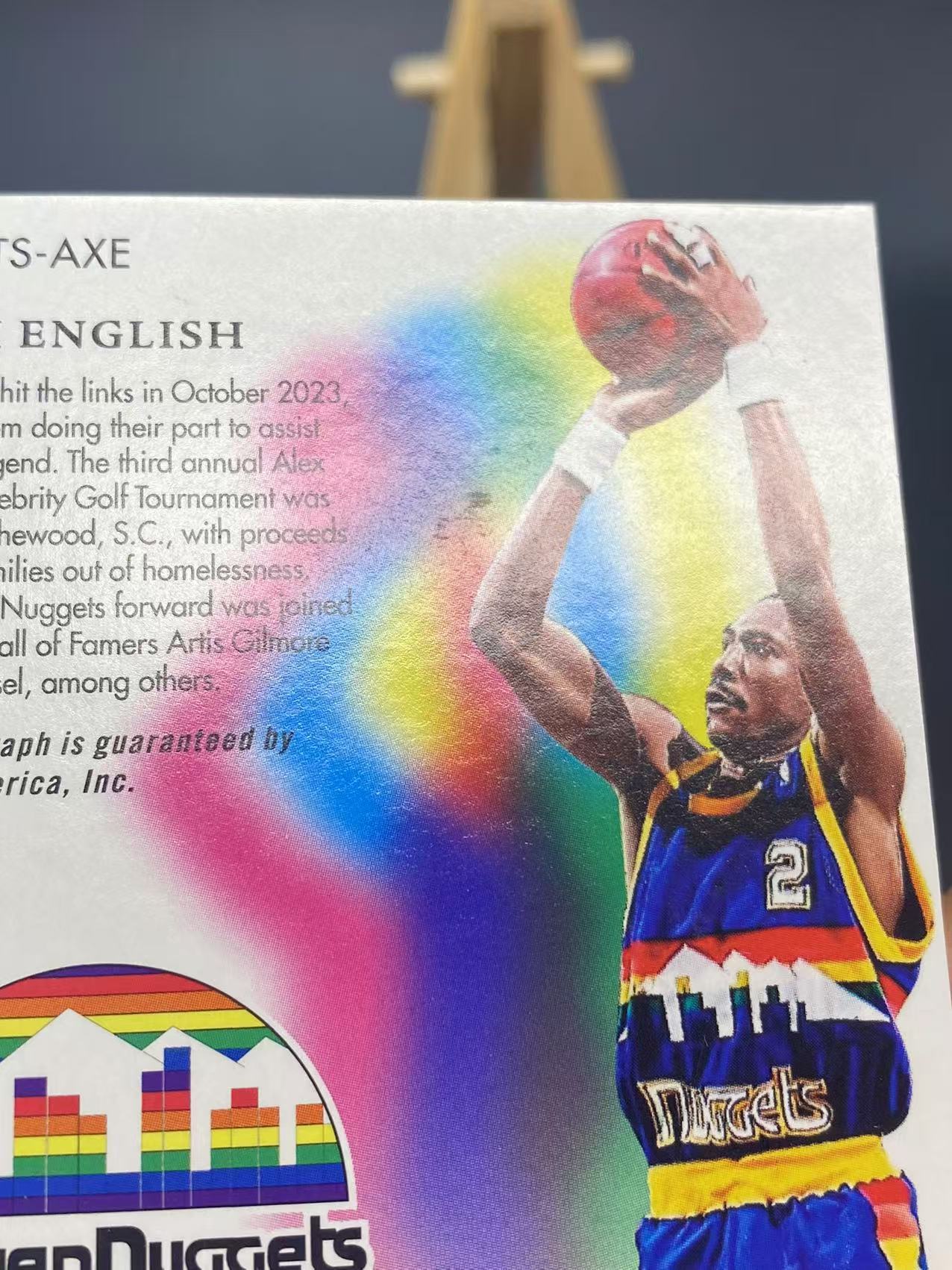 2023-24 【六六代卖】 Noir Alex english 英格利什 掘金 99编 影子签 卡签签字 瑕疵如图(永不独行01)