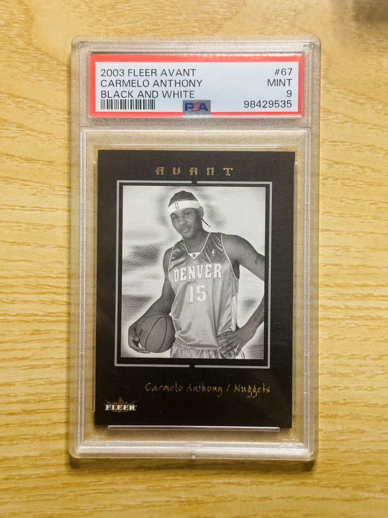 2003-04 Fleer Avant Carmelo Anthony 嘿嘿代卖 掘金 卡梅罗 安东尼 甜瓜 新秀 RC 199编 全明星 油画特卡 PSA9 进攻万花筒 收藏必备