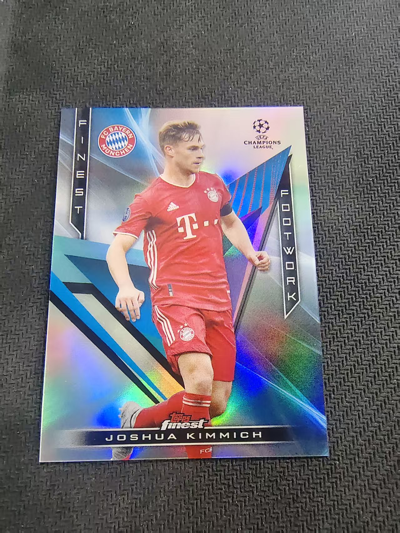 【可合并,不累计】2021 Topps Finest Joshua Kimmich 约书亚基米希 欧冠 银折 特卡 #8