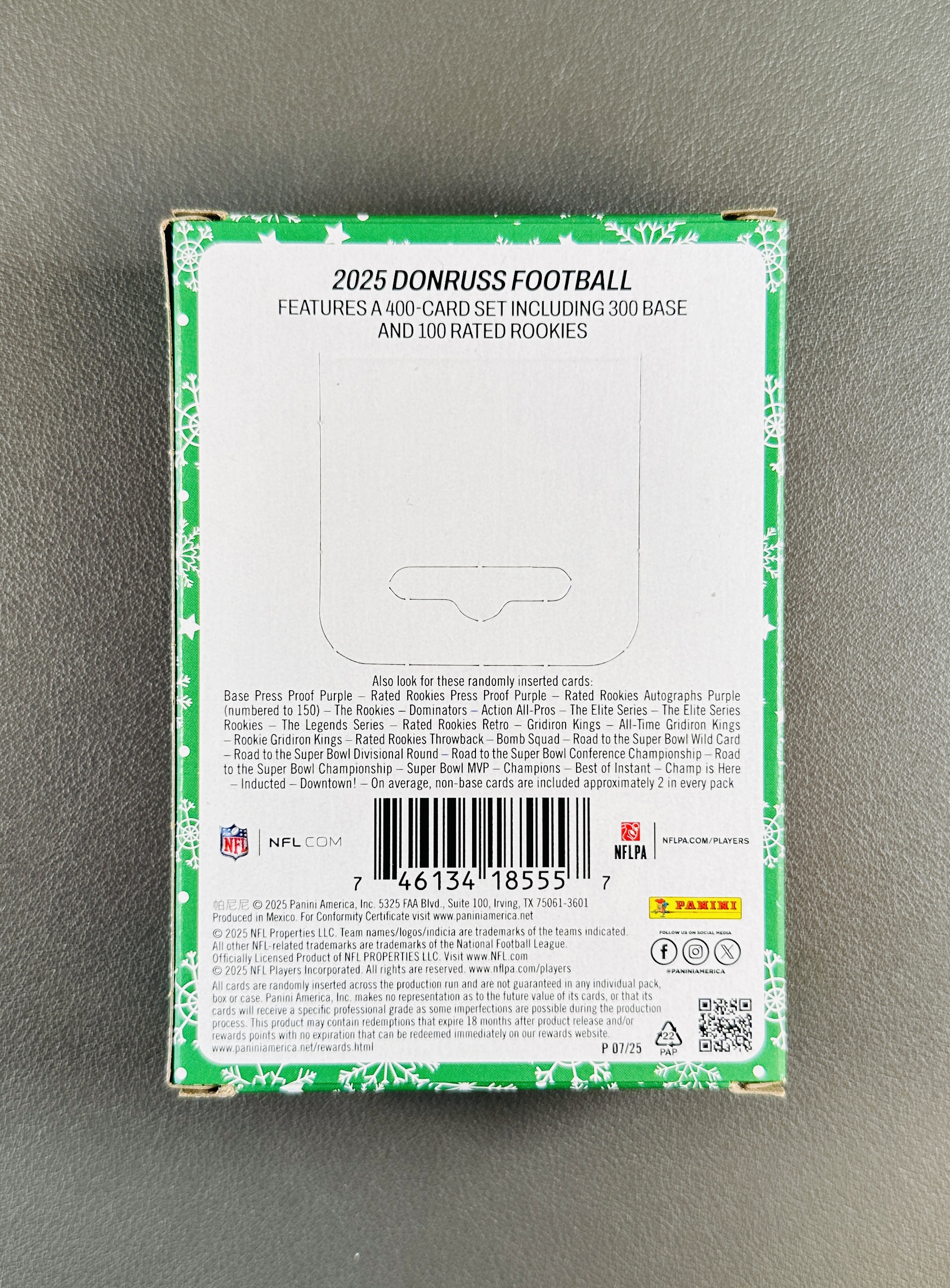 2025 Panini Donruss Hobby Tin Football 【伟K拍卖】 杜蕾斯小铁盒 寻找好人Downtown 签字 博:达尔特 沃伦 亨特 Ward 詹蒂 桑德斯等 原箱第17盒