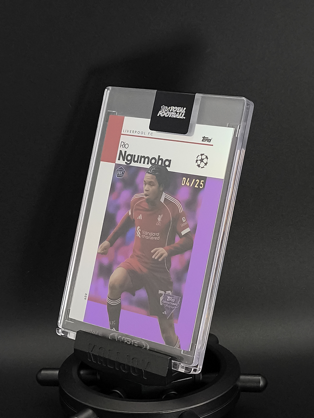 2025-26 Topps Total Football Rio Ngumoha RC 里奥・恩古莫哈 利物浦新秀 恩古莫哈 利物浦 红军 04/25 编 TTF 原封砖