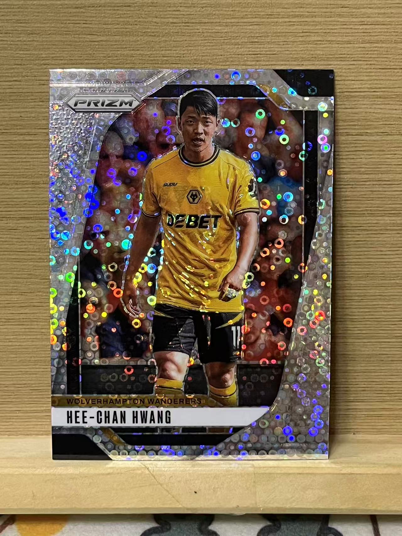 2024-25 Panini Prizm Hwang Hee Chan 黄熙灿 泡泡折 狼队 英超 银折 实卡精美 收藏必备 LZ1