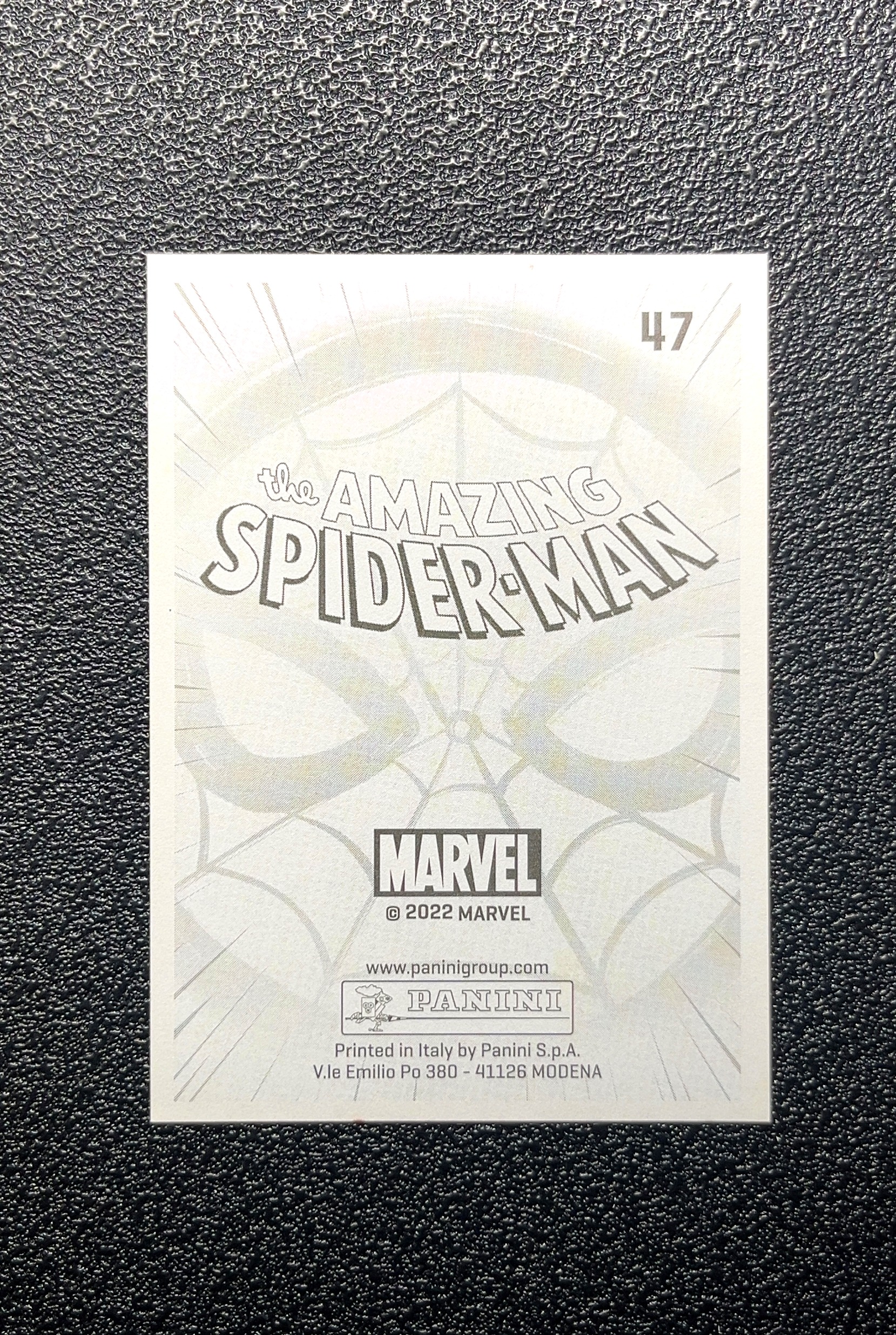 【岛屿拍卖】2022 Panini Spider-man 蜘蛛侠 卡品如图 高价值 #47 0006#590