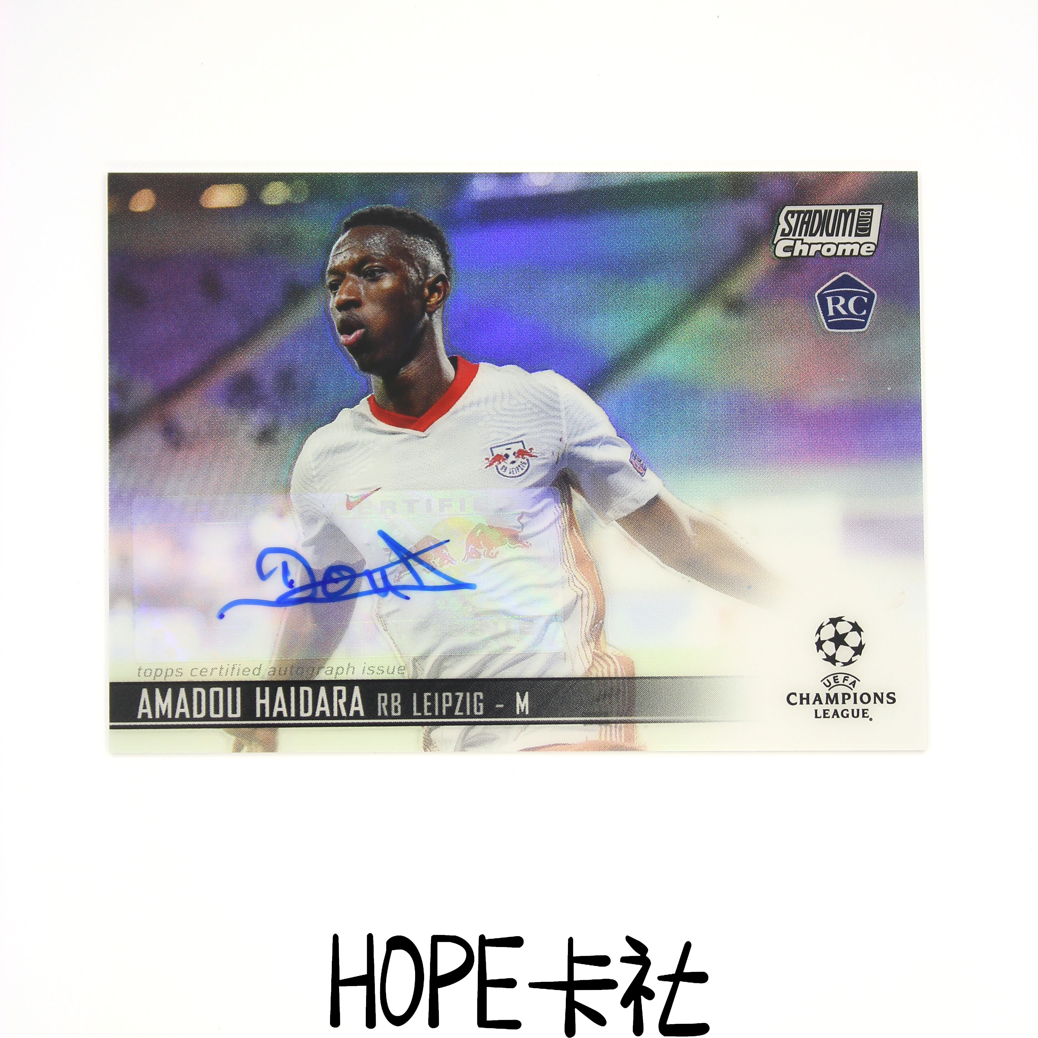 2023-24 Topps chrome Amadou Haidara 德甲 莱比锡红牛小妖 阿马杜 海达拉 新秀RC变化版签字【HOPE代卖(4.5%含卡淘)】