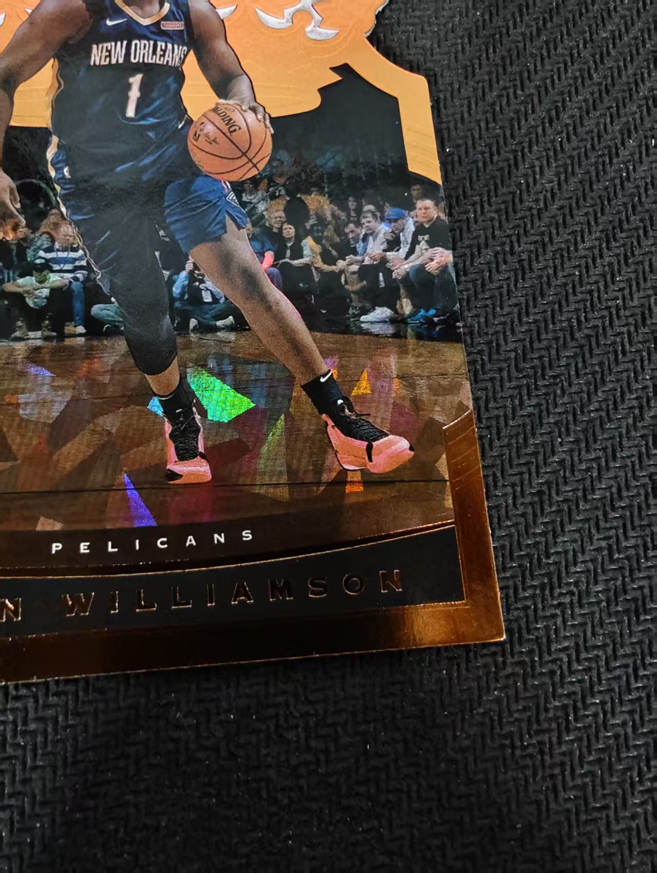 【汽水拍卖】2020-21 Panini Crown Royale Zion Williamson 锡安威廉姆斯 鹈鹕 异形 皇冠 橙碎冰 瑕疵如图