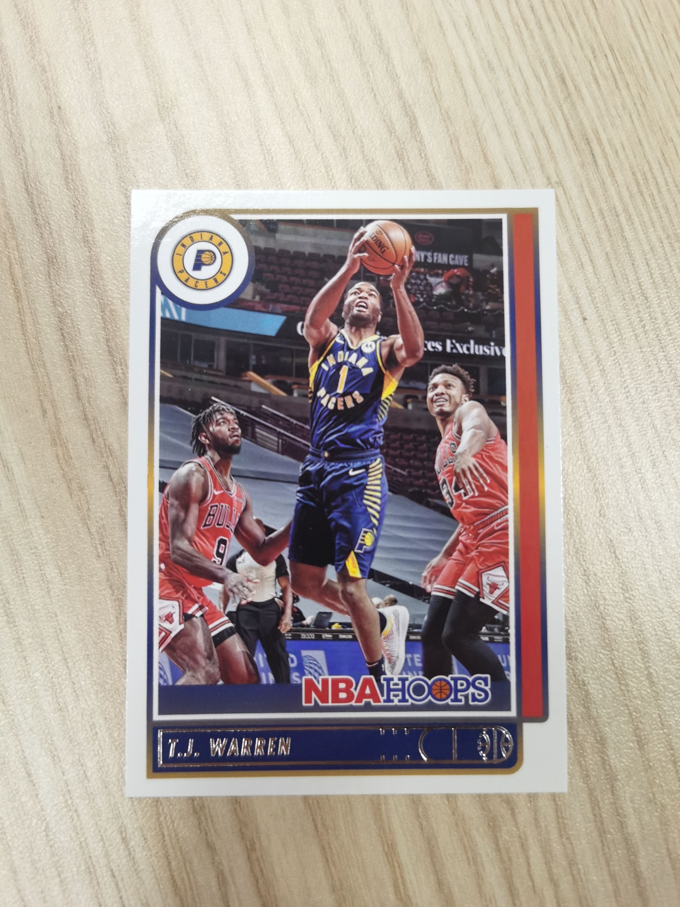 2021-22 Panini Hoops TJ Warren 2021-22 TJ-沃伦 hoops 涡轮 全能型前锋 现效力于篮网 硬通货 极具收藏价值 步行者