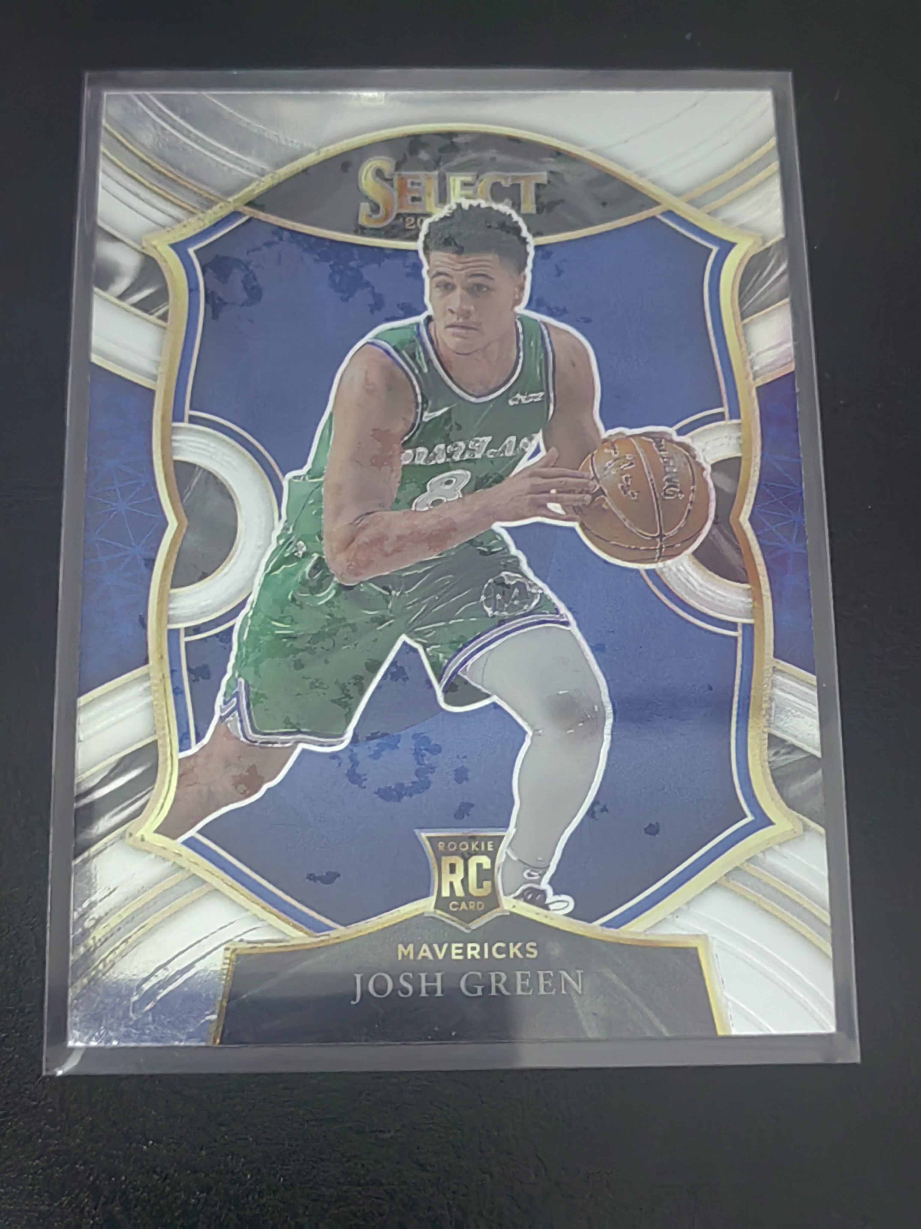 2021 Panini Select Josh Green RC SELECT 新秀 乔什·格林 独行侠 篮 白边白角 不保卡品 卡品如图