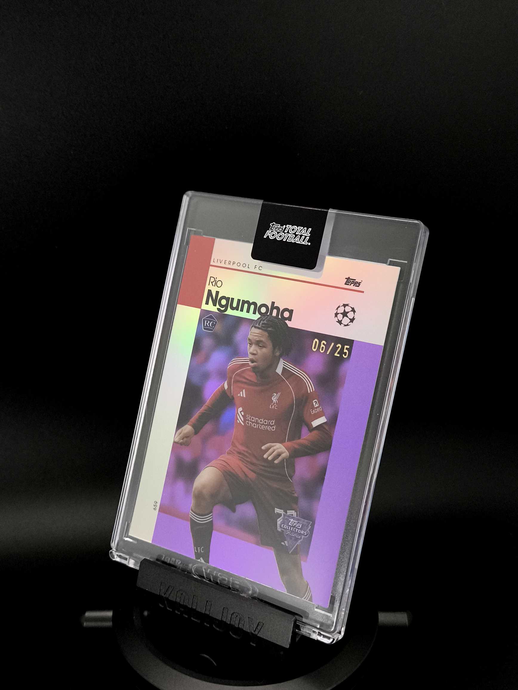 2025-26 Topps Total Football Rio Ngumoha 里奥・恩古莫哈 RC 利物浦超新星 恩古莫哈 利物浦 红军 英格兰 6/25编 TTF 原封砖