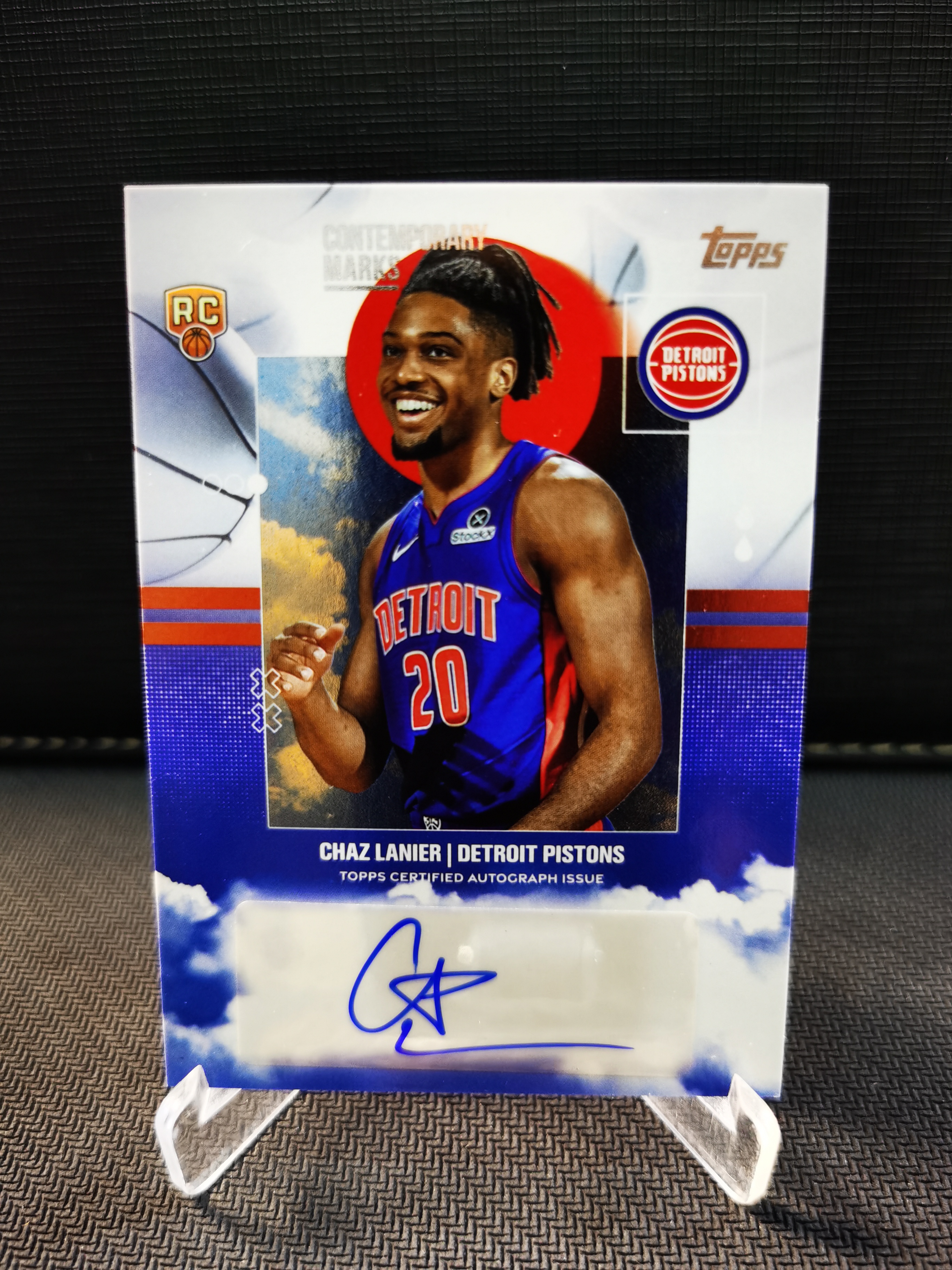 2025-26 Topps flagship Chaz Lanier RC 活塞新秀 查兹 兰尼尔 当代卓越签 签字 新秀专属 签字 收藏必备 卡品如图 -猕猴桃-【乌苏拍卖】